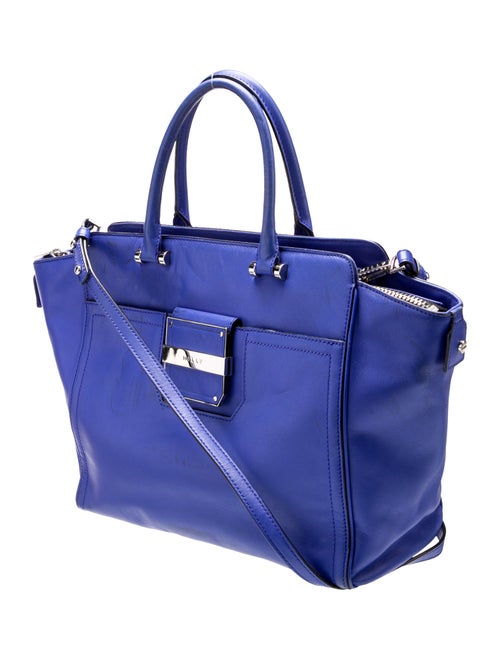 Milly Leather Top Handle Bag