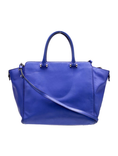 Milly Leather Top Handle Bag