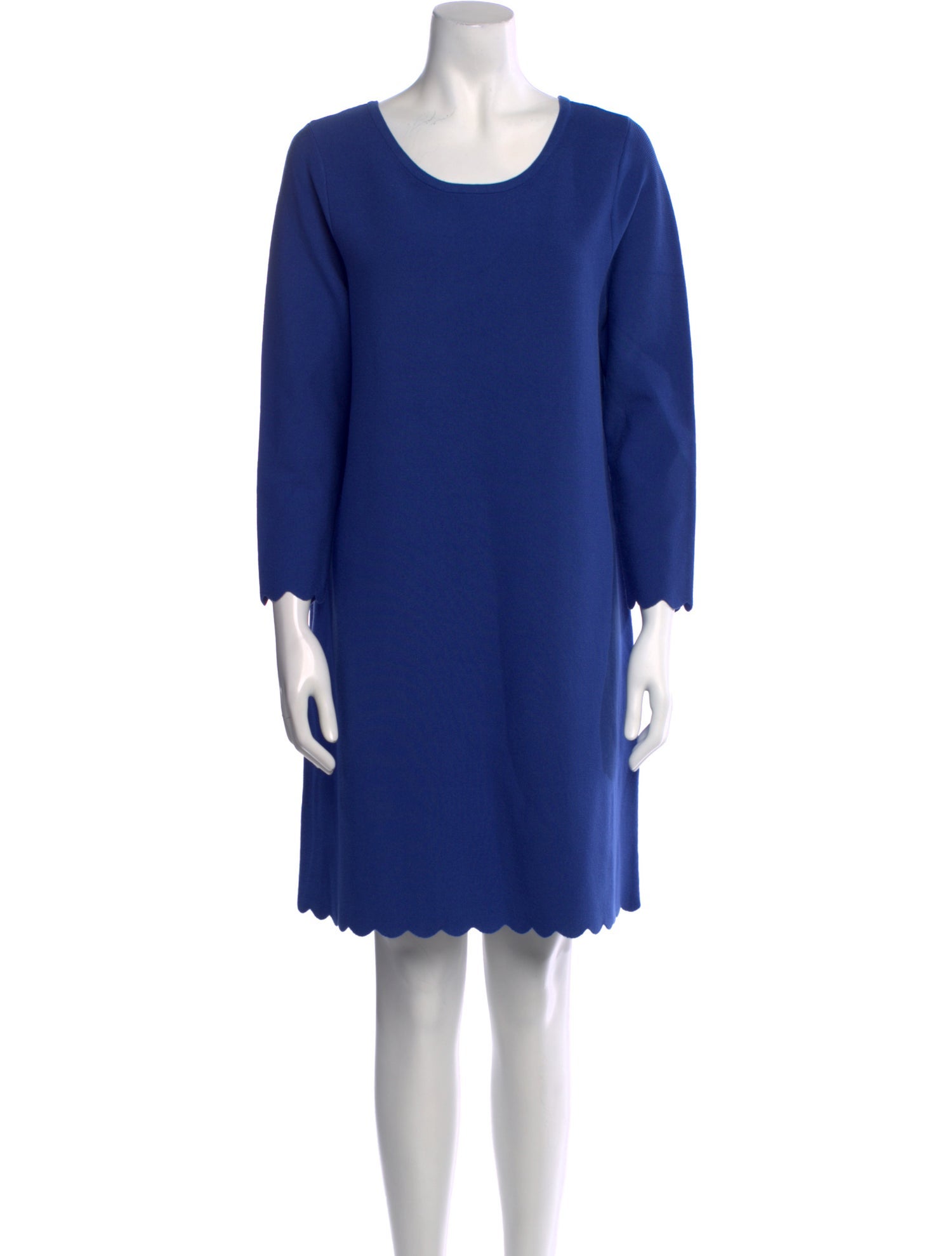 Milly Scoop Neck Mini Dress