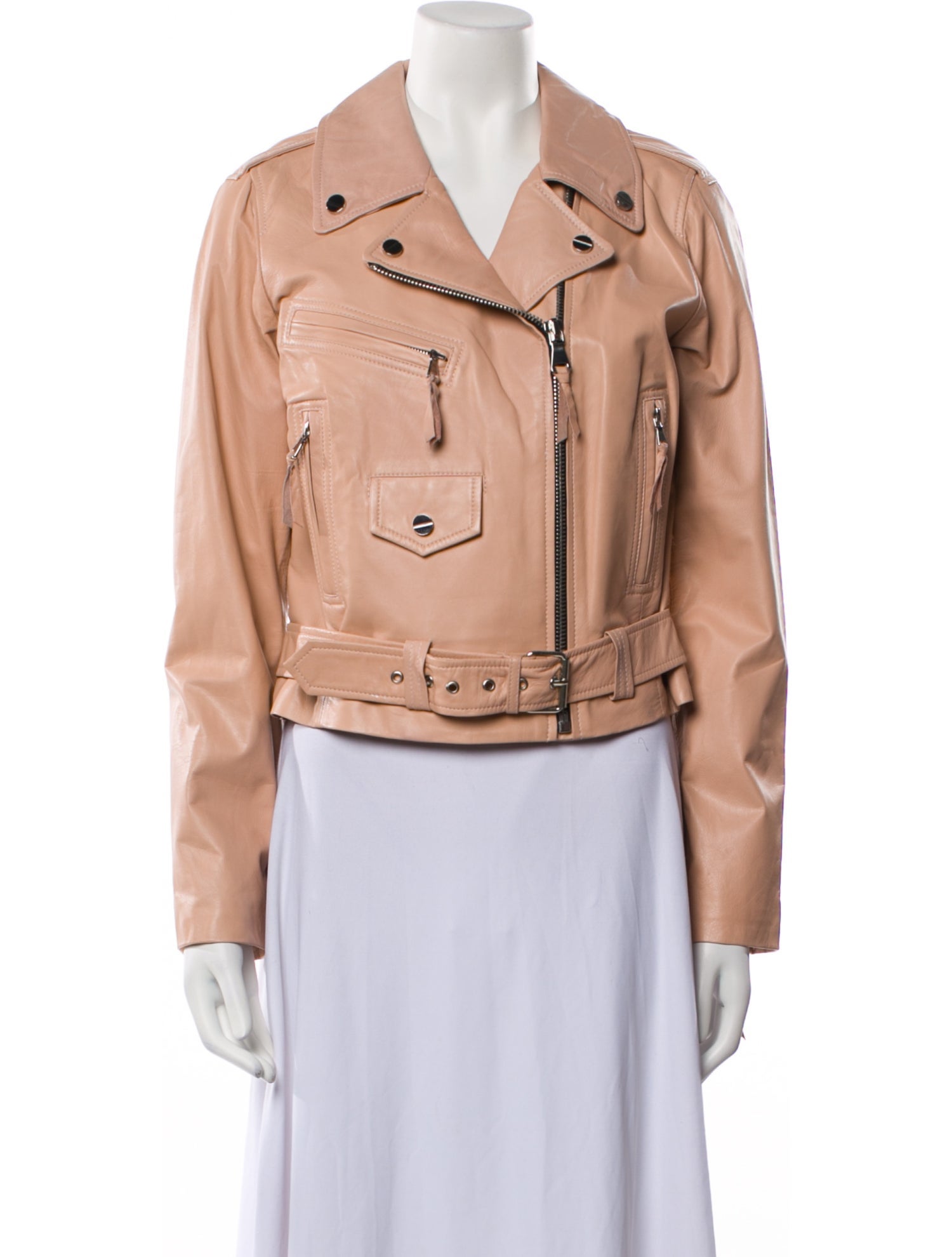 Milly Leather Biker Jacket w/ Tags