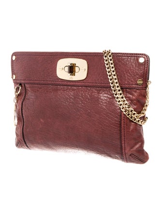 Milly Leather Clutch