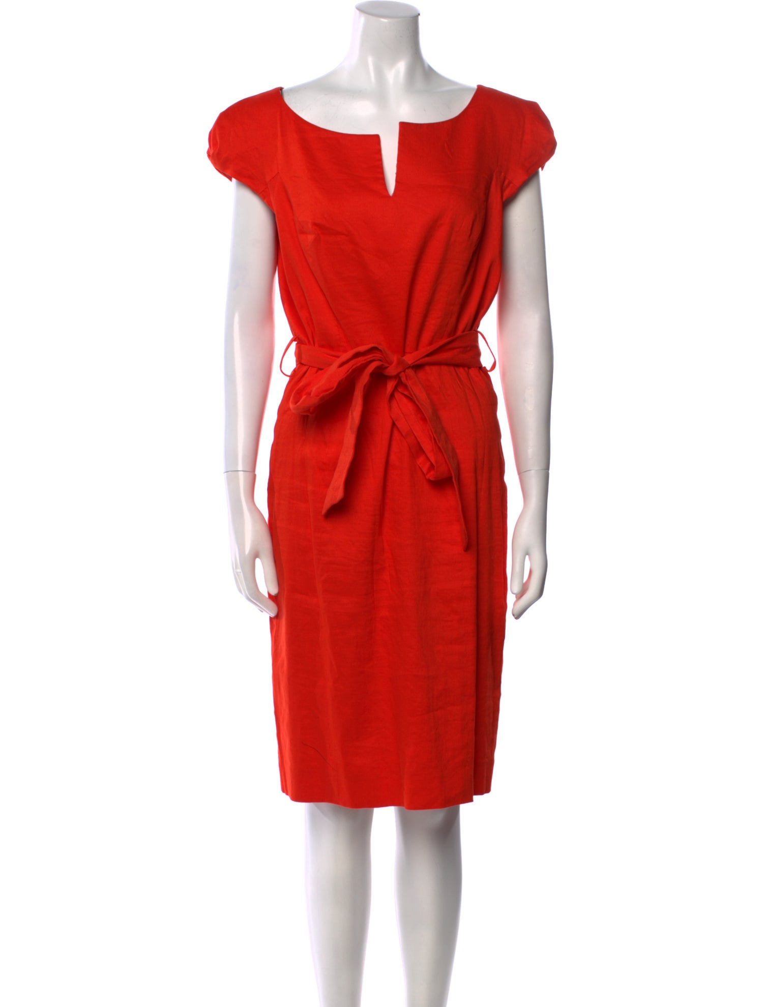 Milly Linen Knee-Length Dress