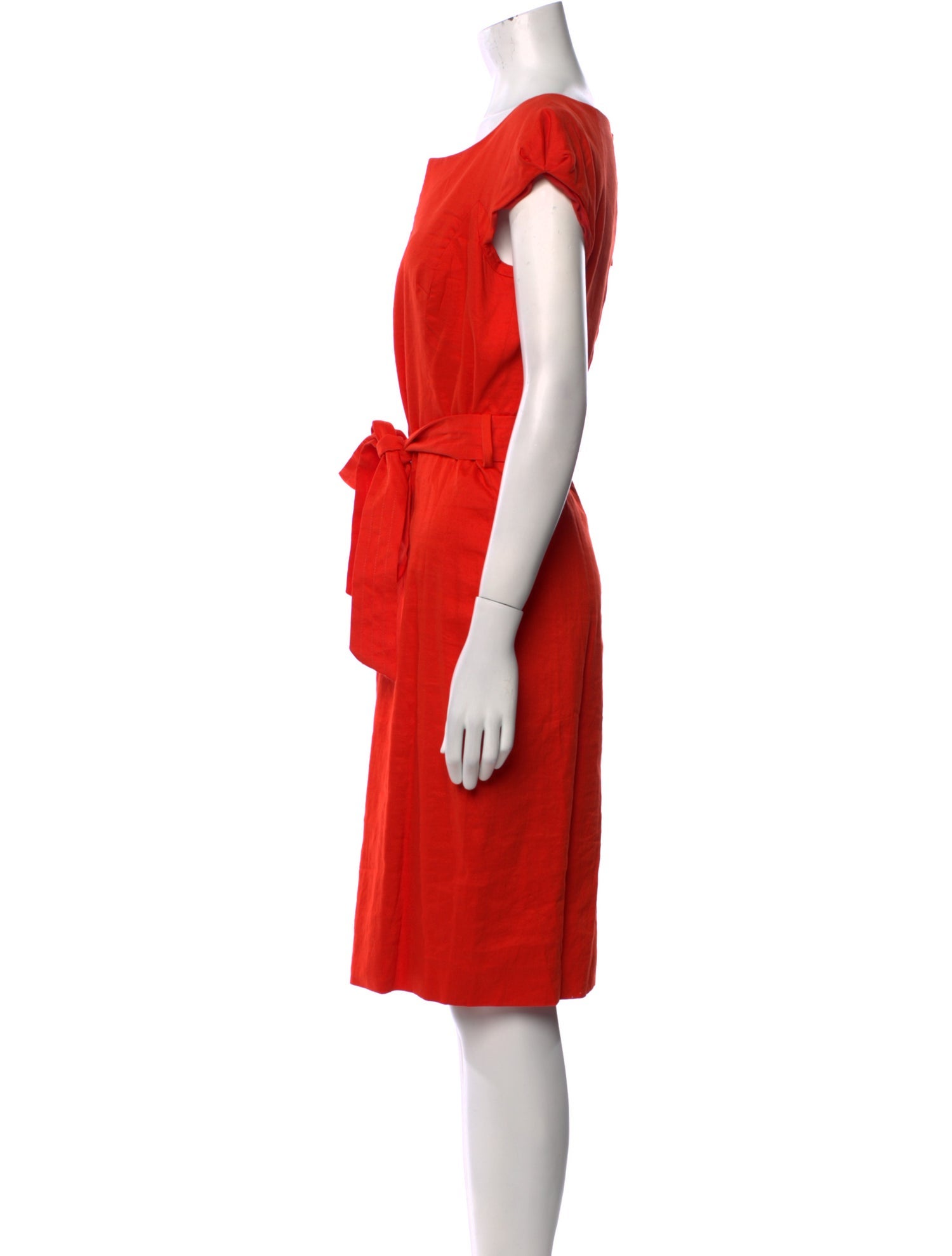 Milly Linen Knee-Length Dress