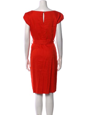 Milly Linen Knee-Length Dress