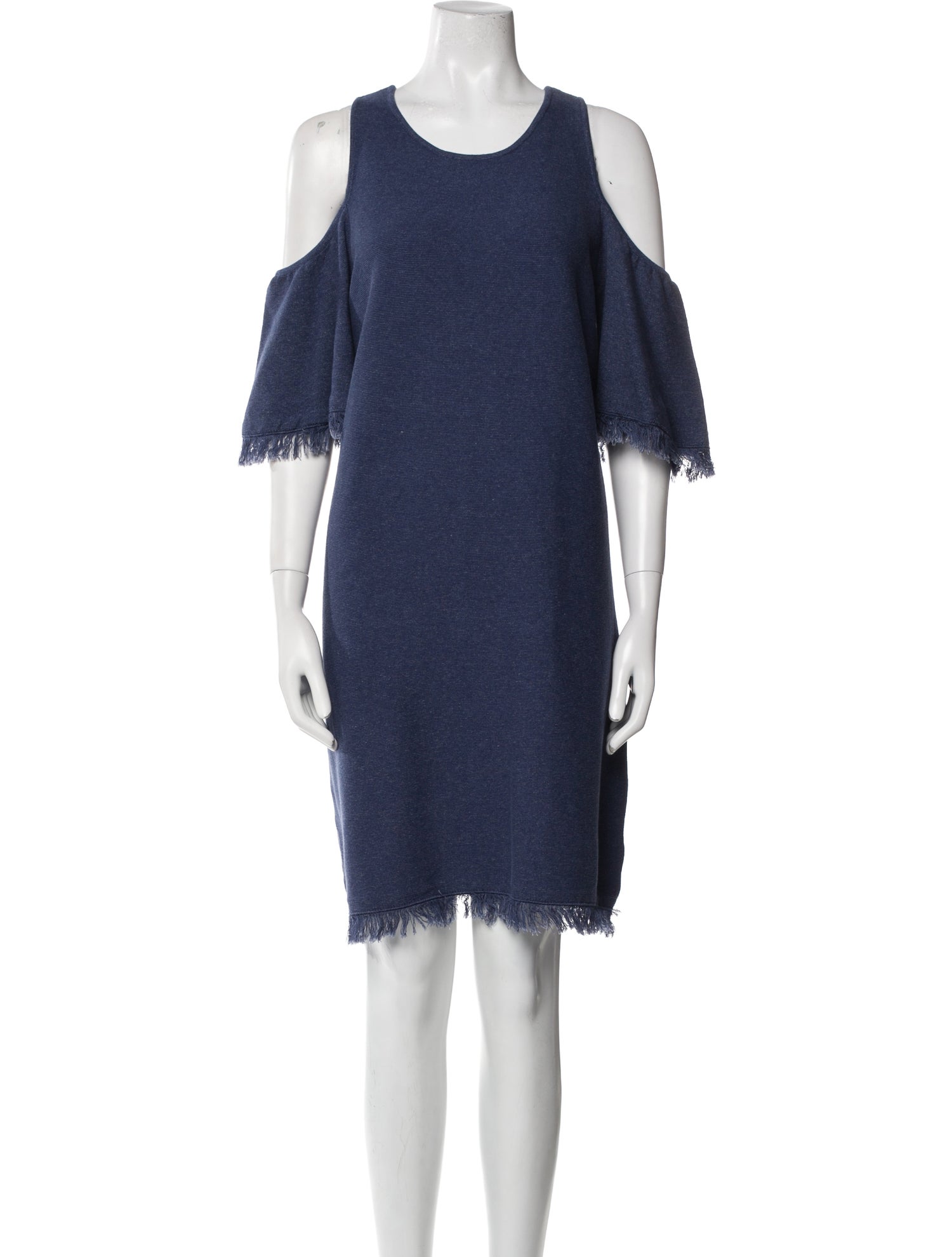 Milly Scoop Neck Mini Dress