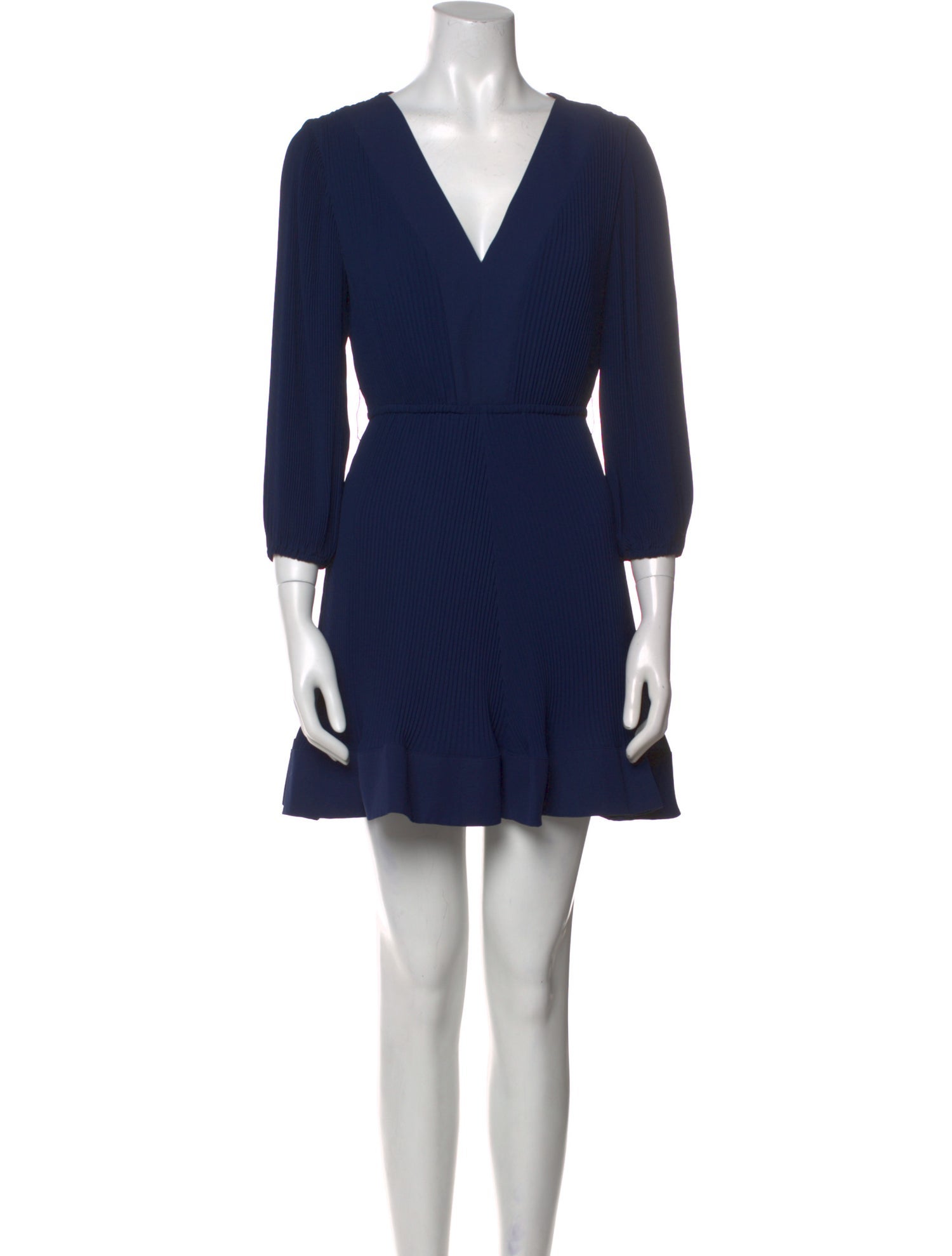 Milly V-Neck Mini Dress