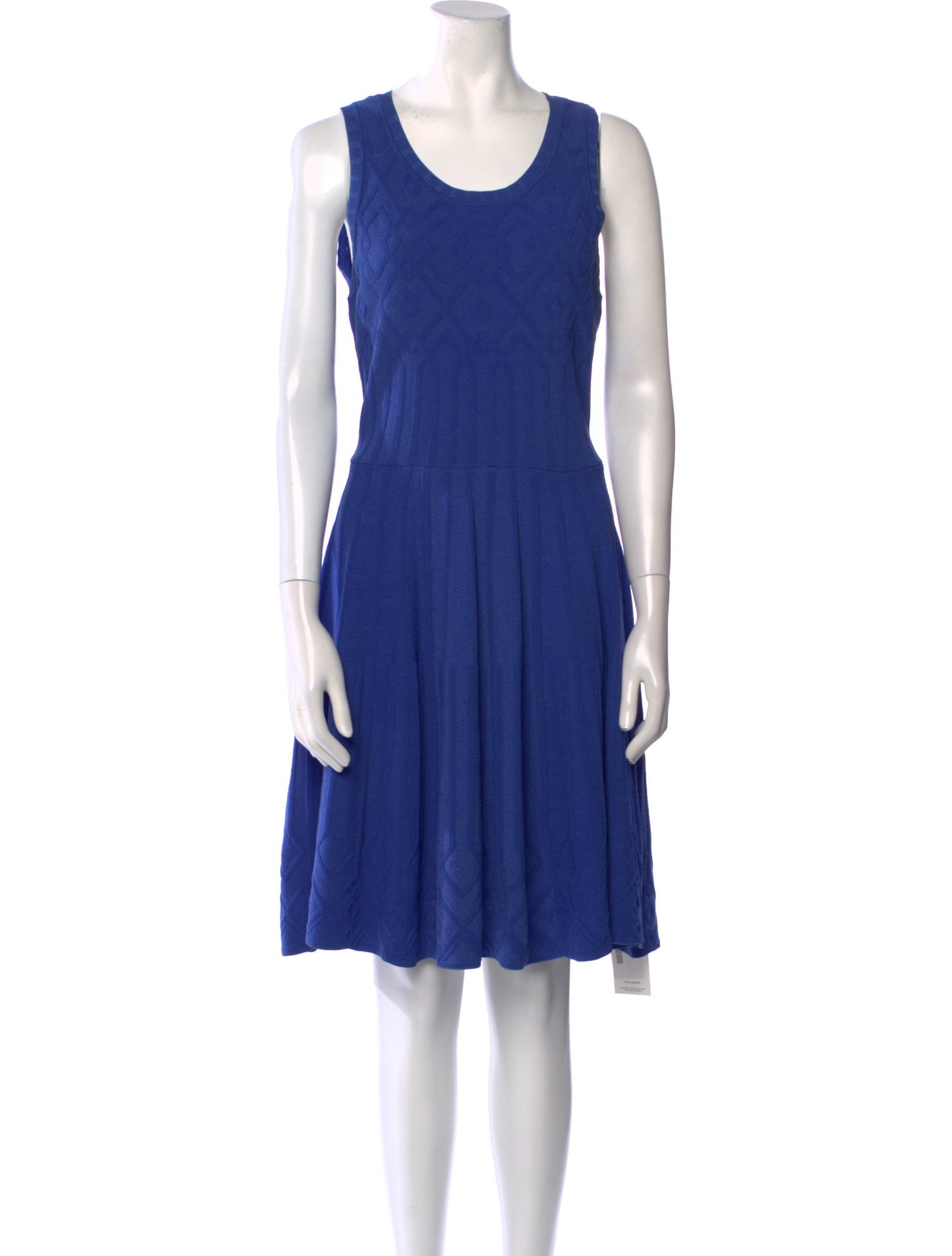 Milly Scoop Neck Knee-Length Dress