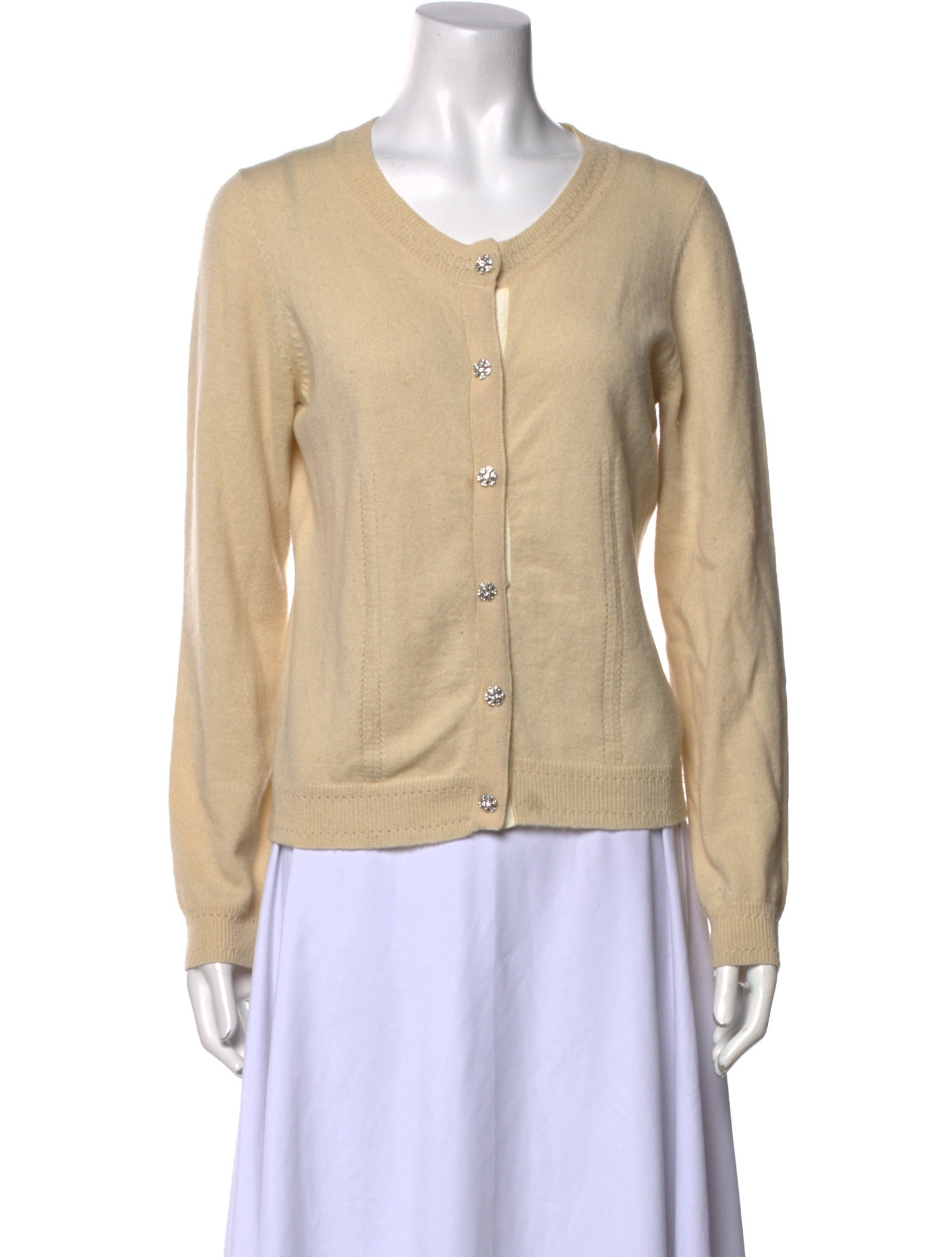 Milly Cashmere Crew Neck Sweater