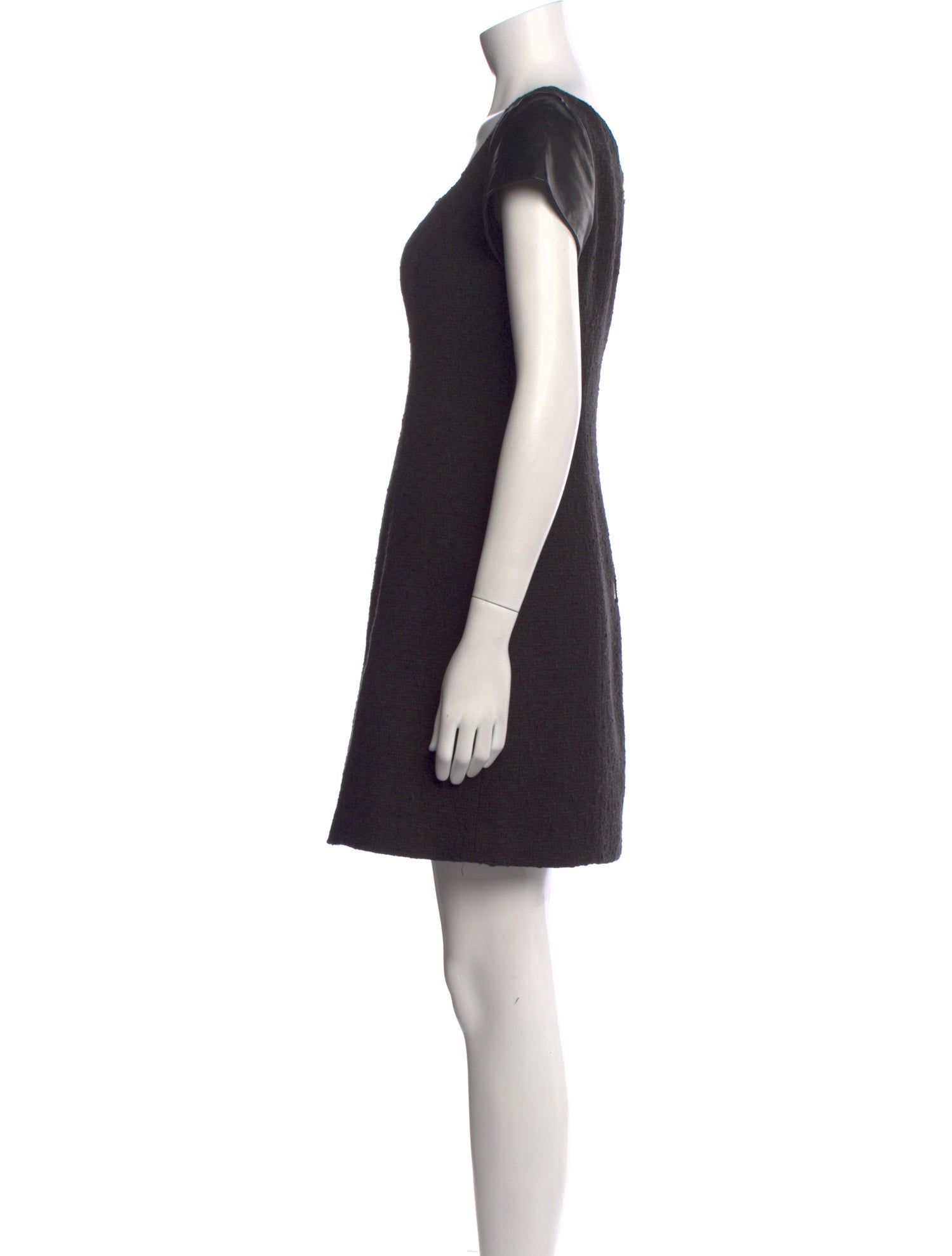 Milly Lamb Leather Mini Dress