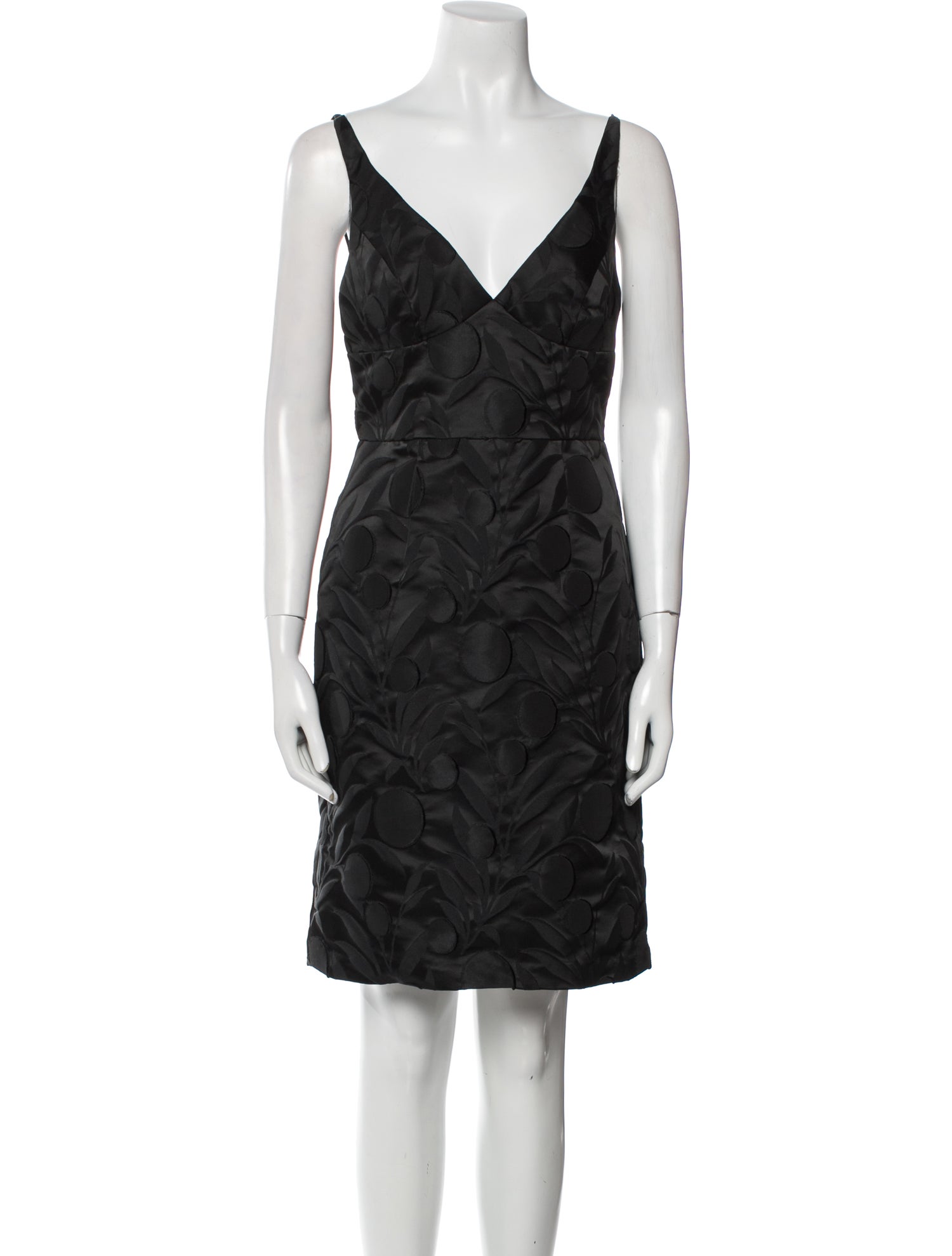 Milly V-Neck Mini Dress