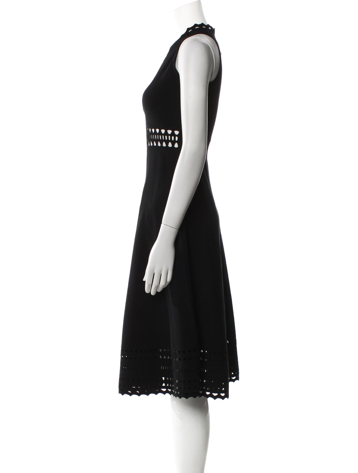 Milly V-Neck Midi Length Dress