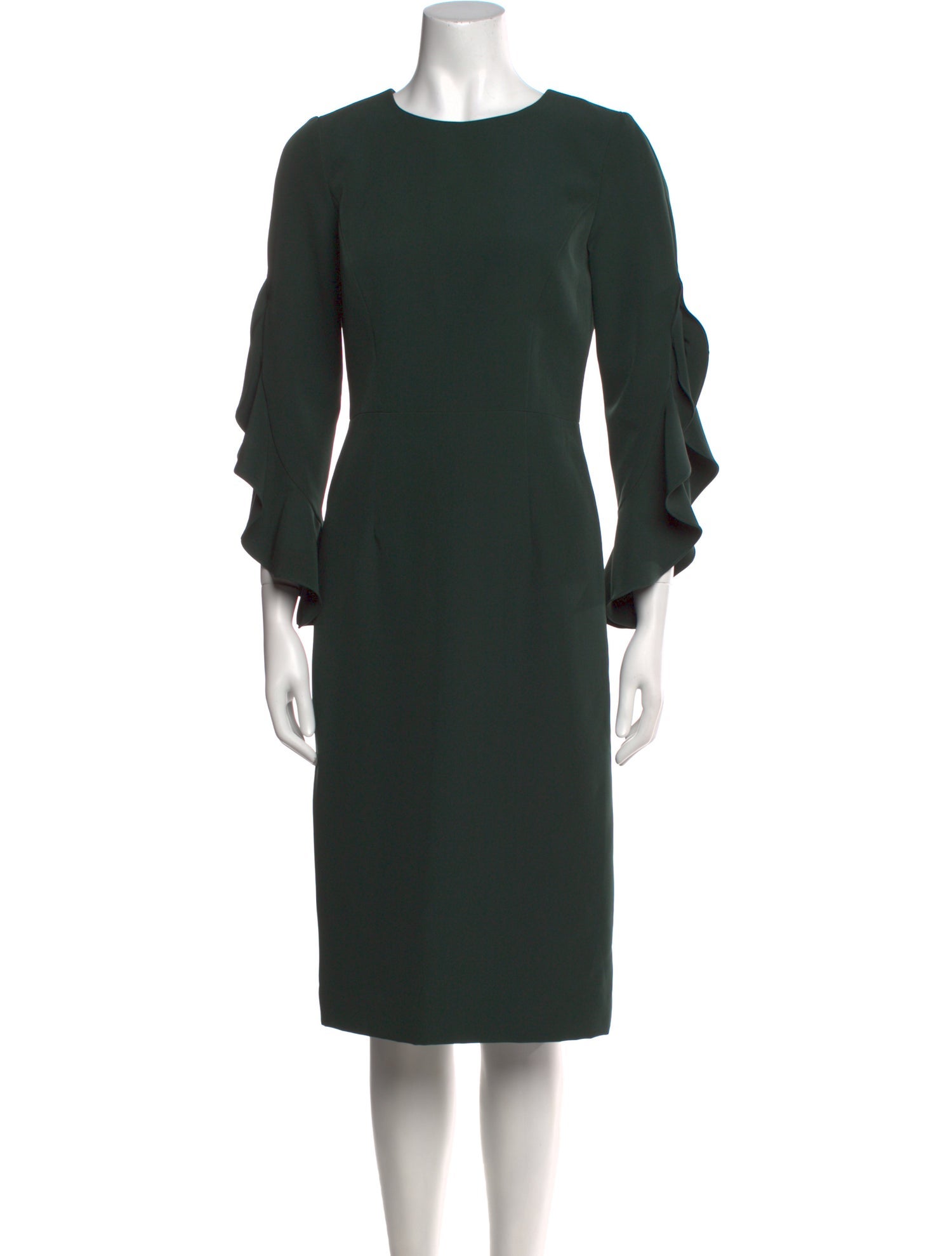 Milly Bateau Neckline Knee-Length Dress