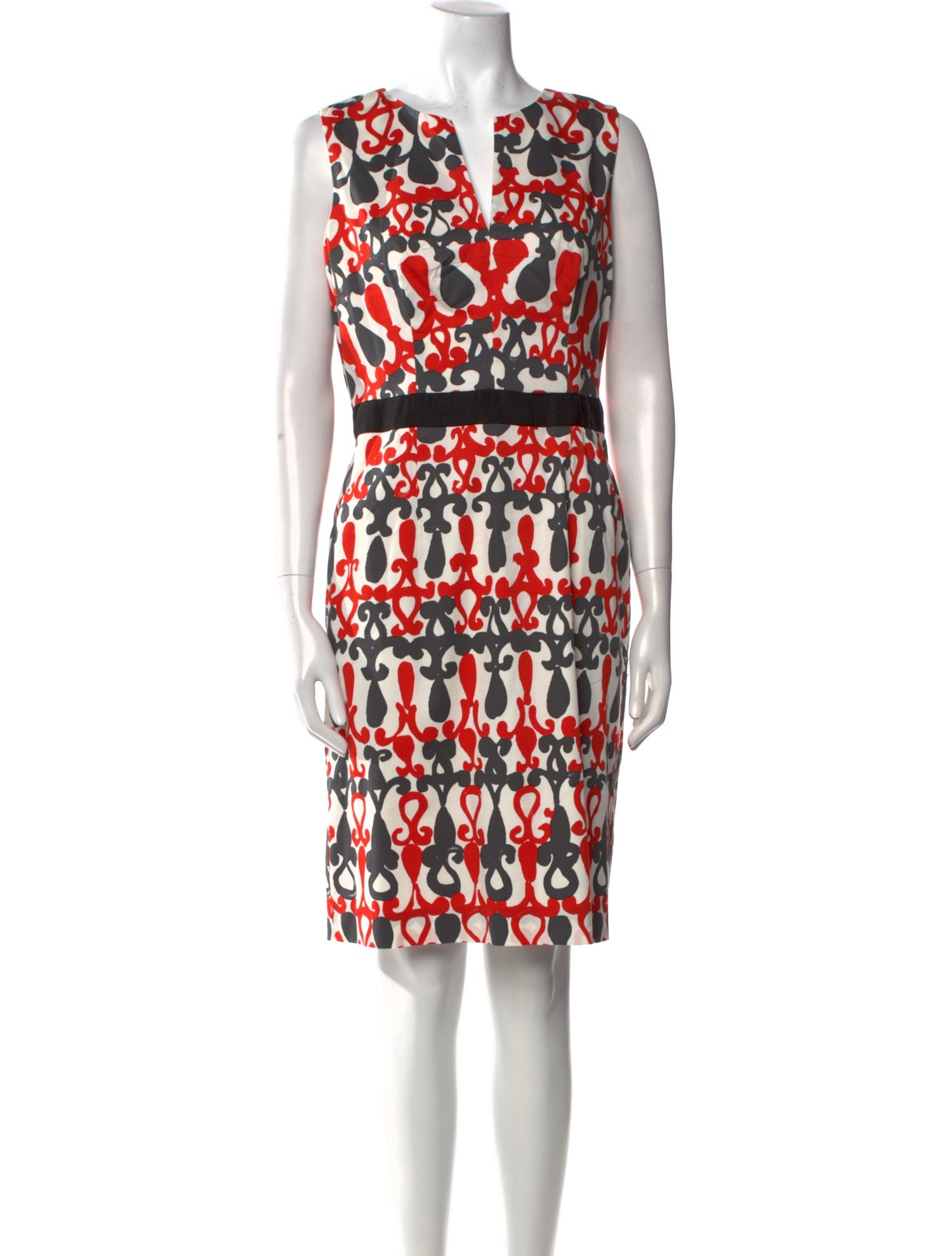 Milly Printed Knee-Length Dress