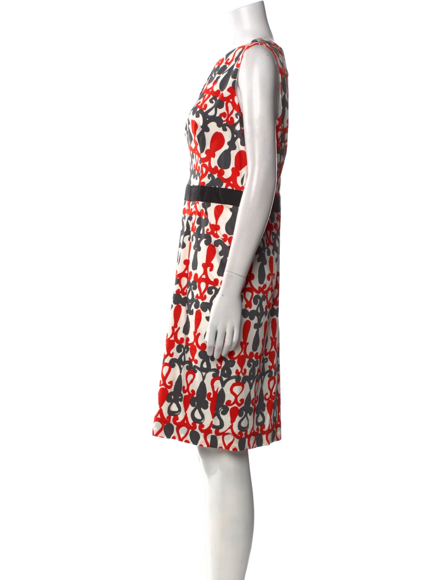 Milly Printed Knee-Length Dress