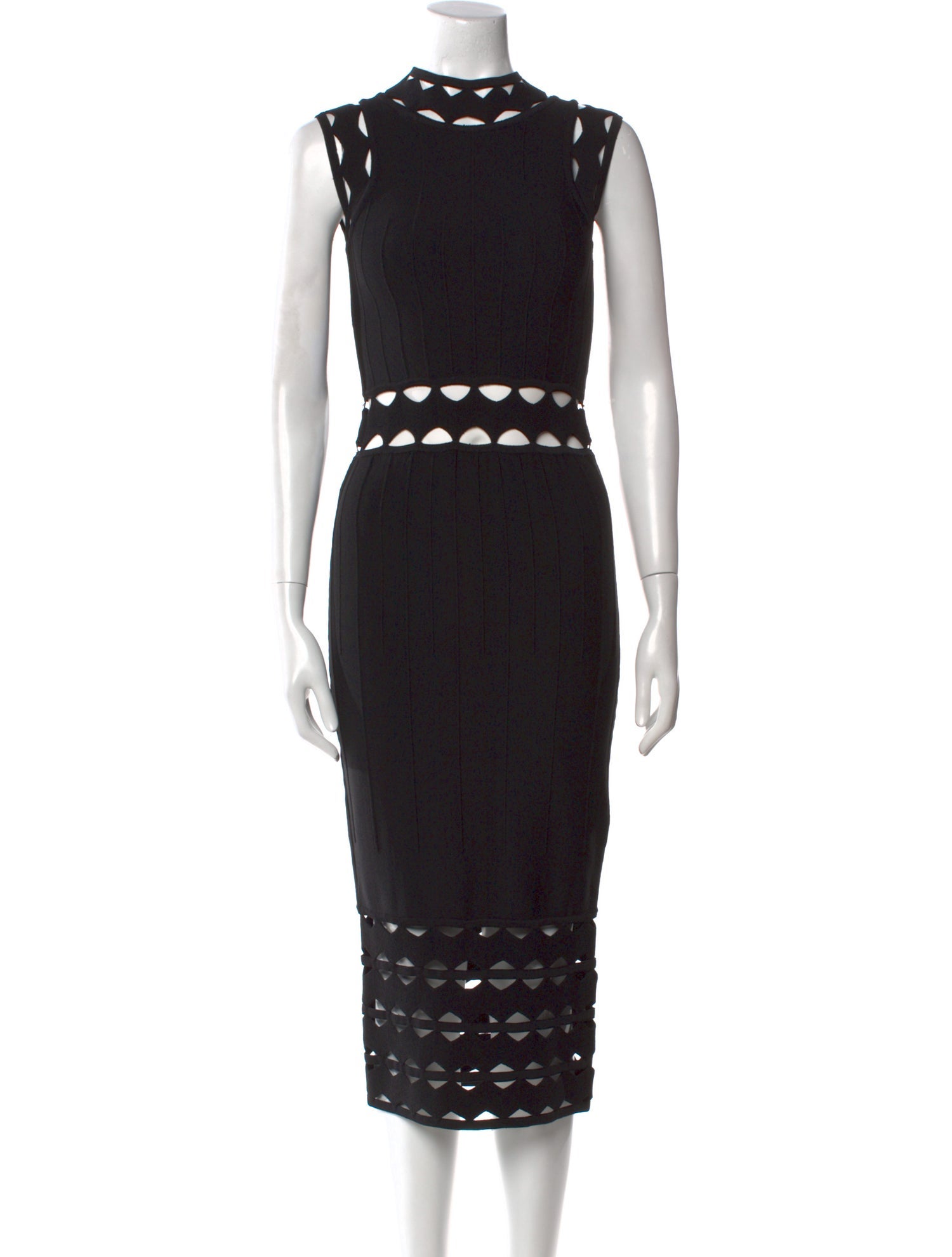 Milly Lace Pattern Midi Length Dress