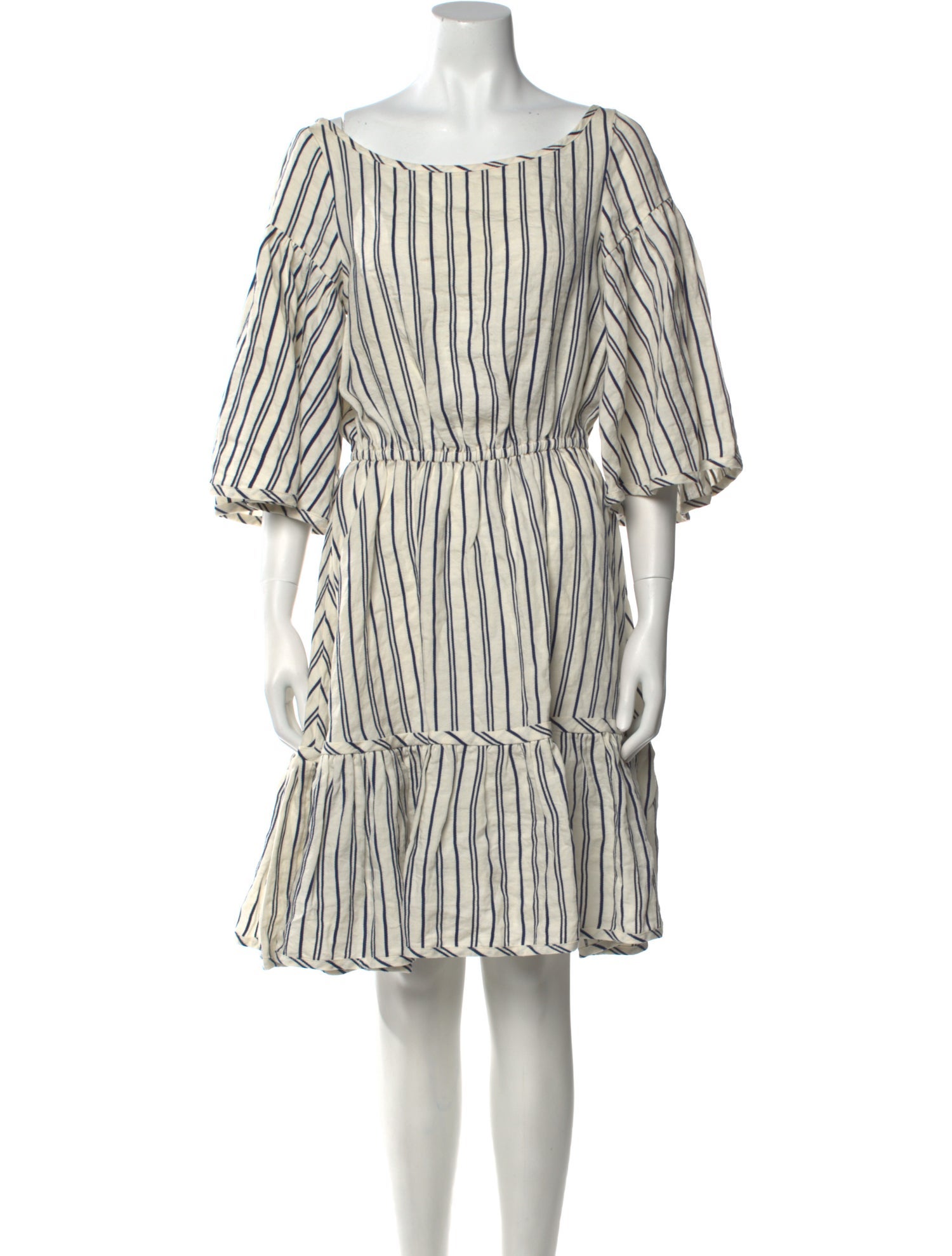Milly Linen Knee-Length Dress