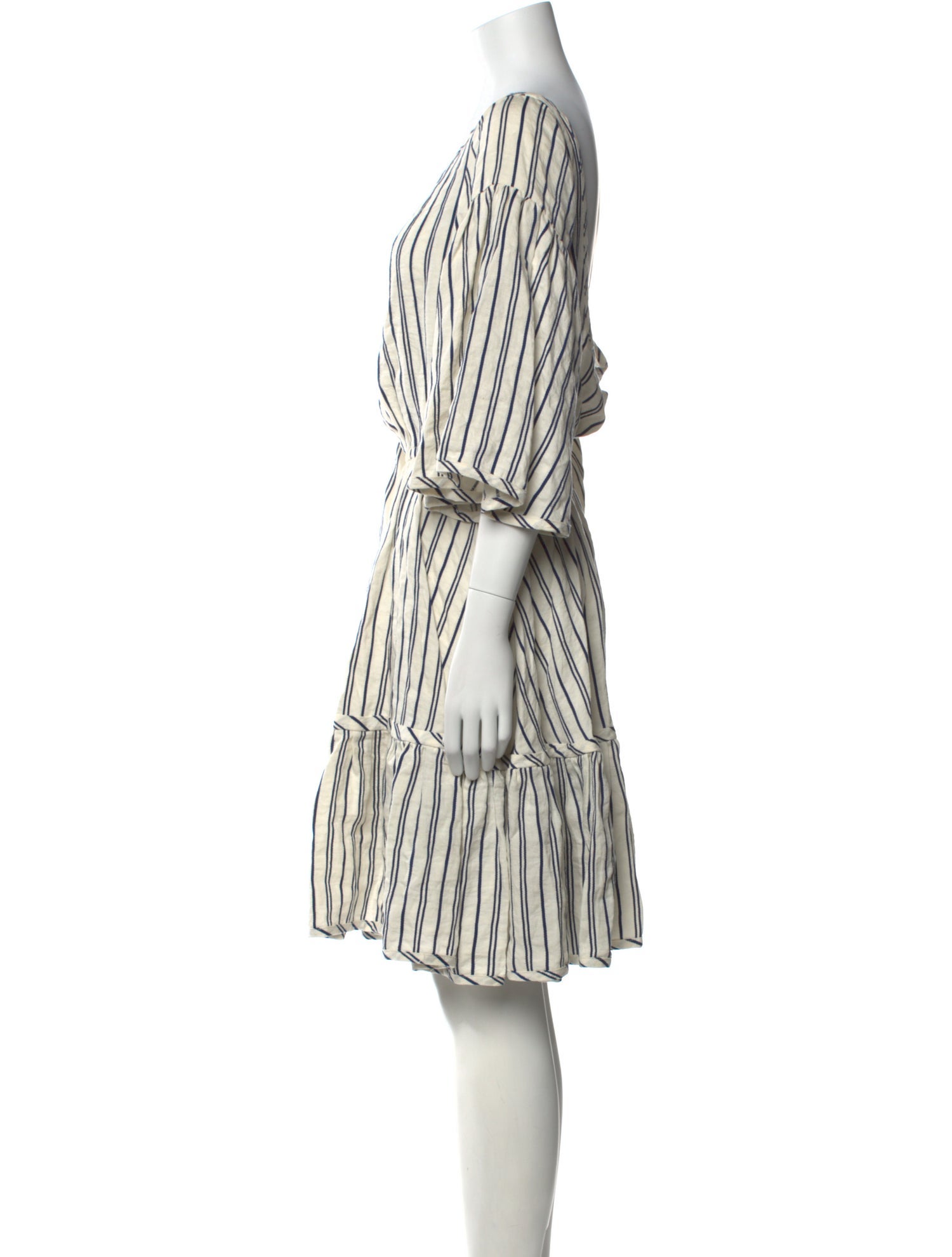 Milly Linen Knee-Length Dress