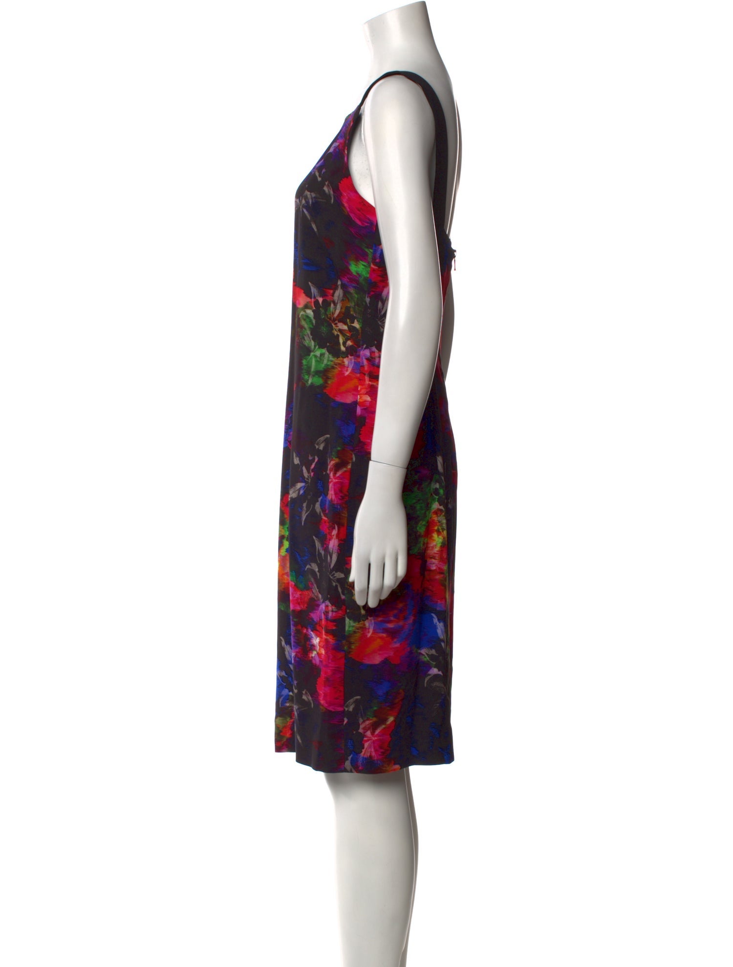 Milly Floral Print Knee-Length Dress w/ Tags
