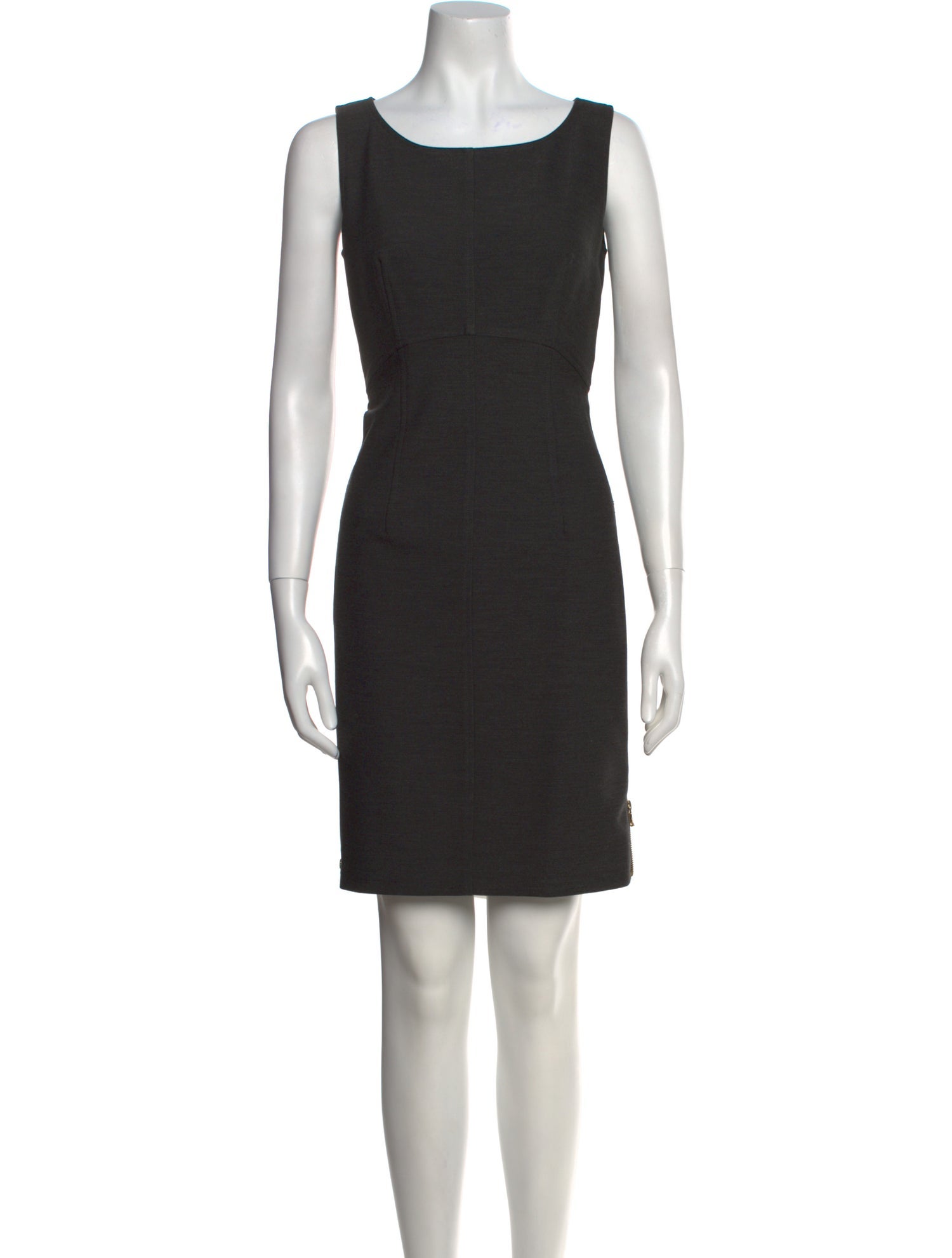 Milly Bateau Neckline Mini Dress