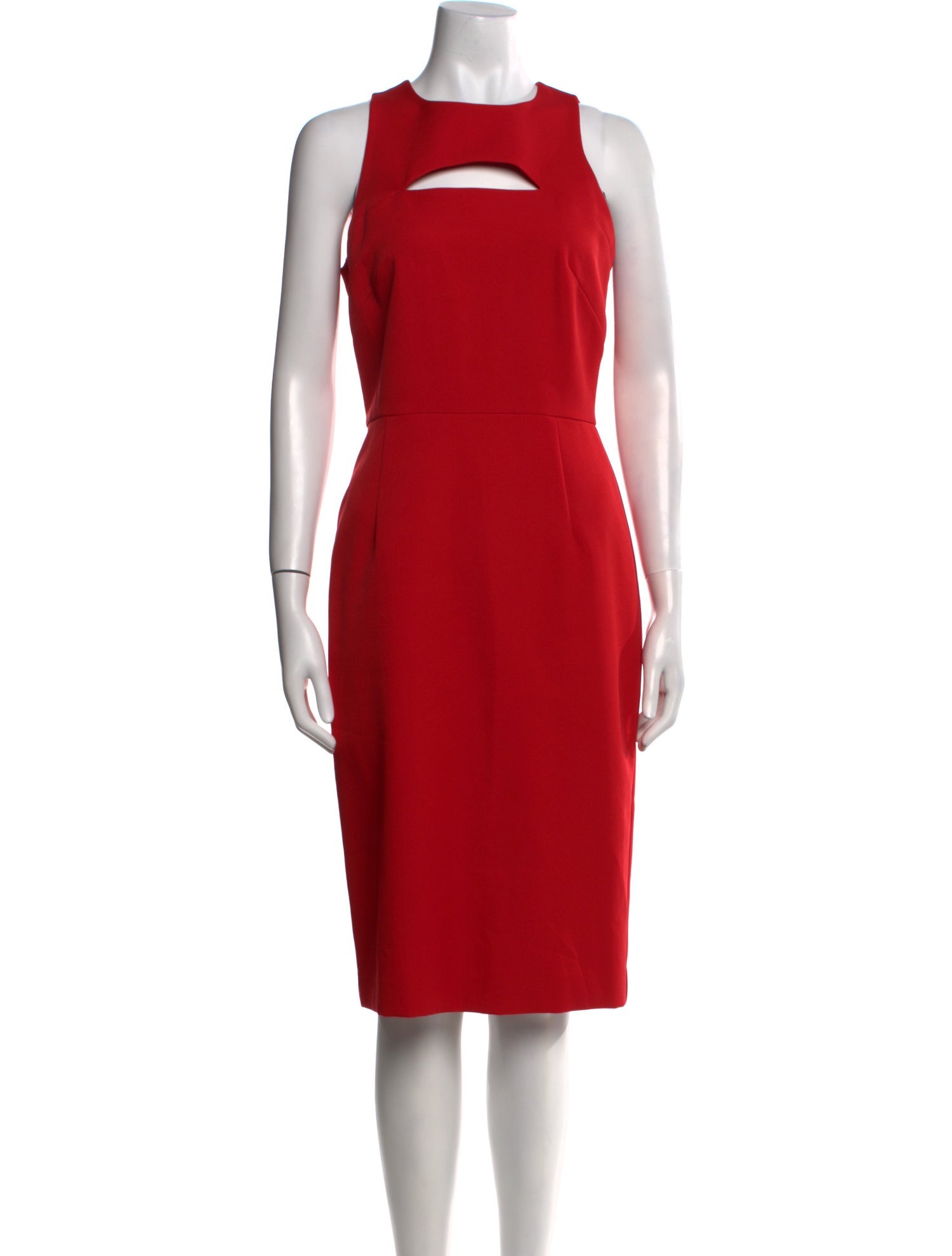 Milly Crew Neck Midi Length Dress