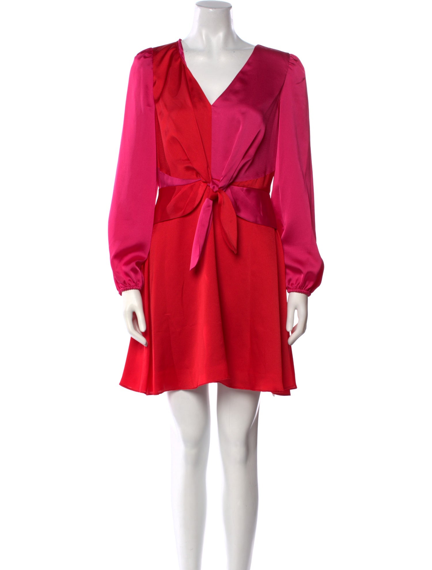 Milly V-Neck Mini Dress