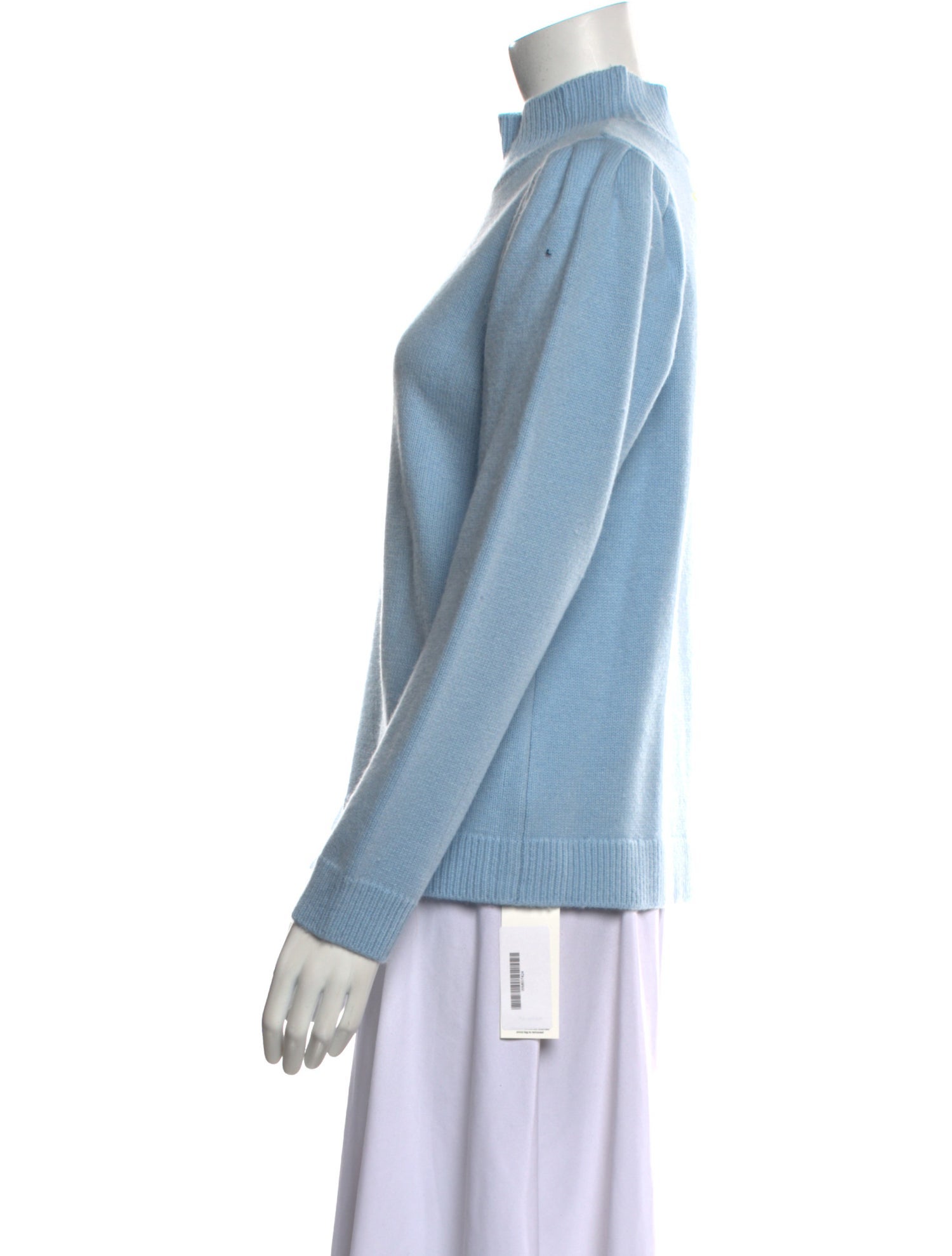 Milly Merino Wool Mock Neck Sweater