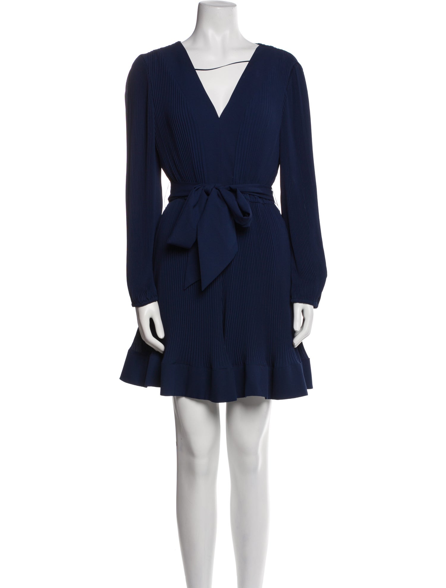 Milly V-Neck Mini Dress