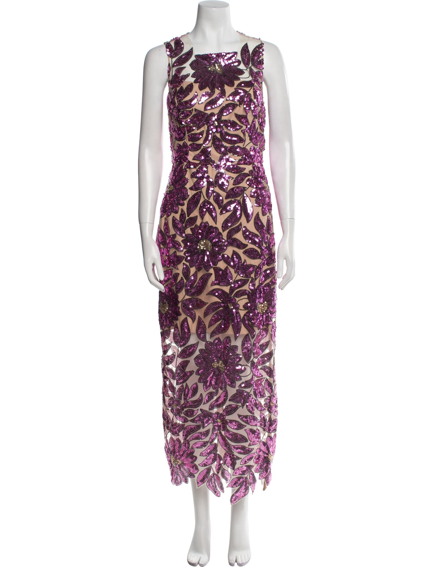 Milly Patterned Long Dress