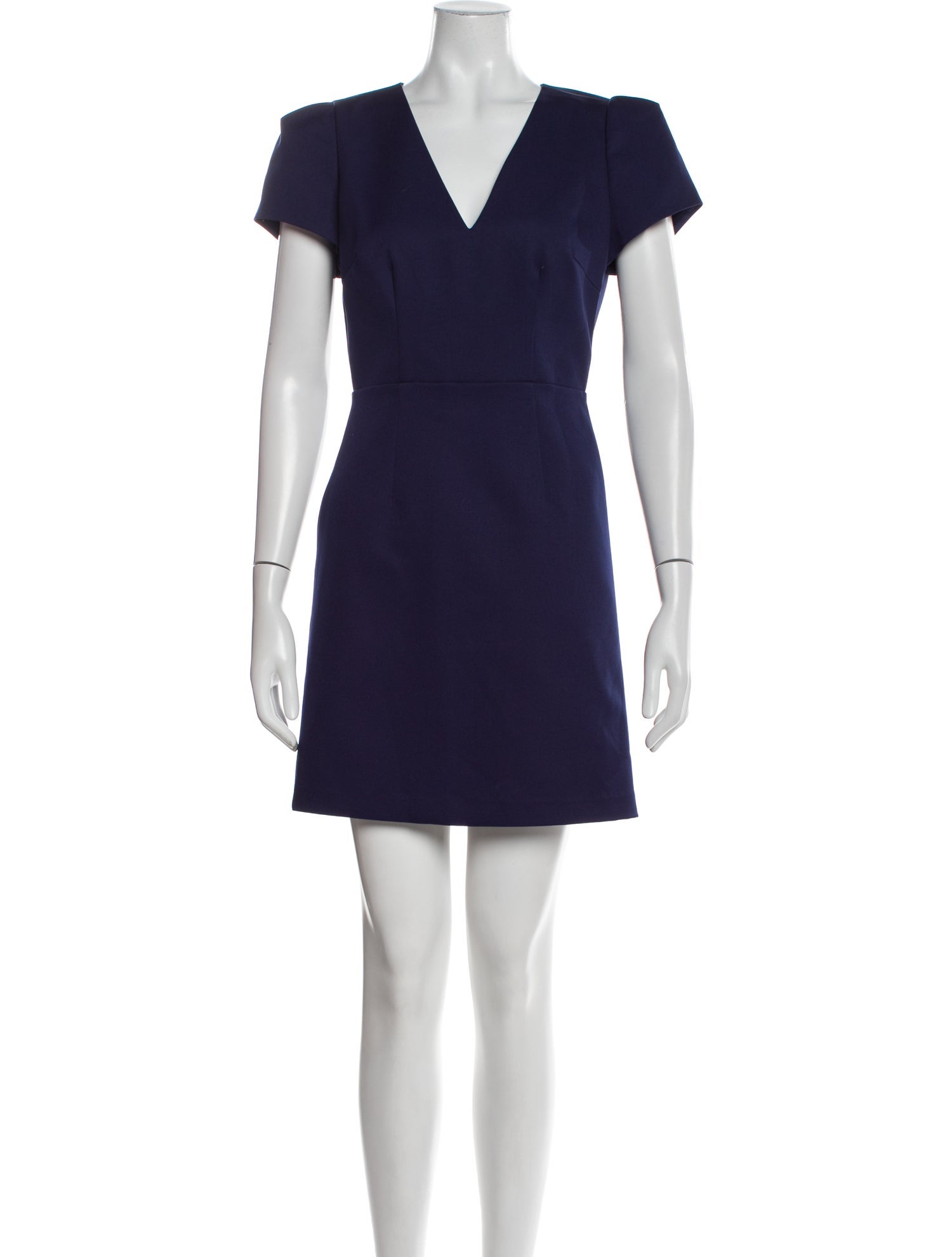 Milly V-Neck Mini Dress