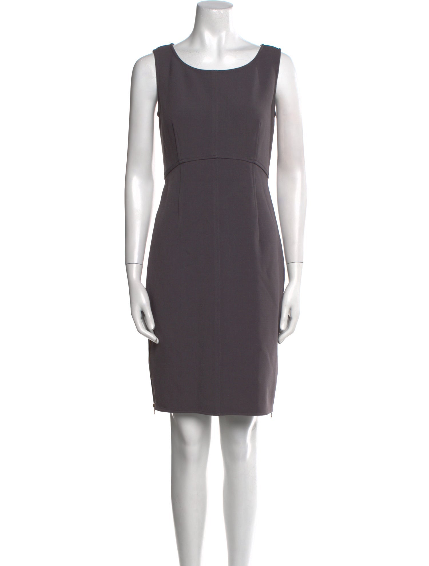 Milly Bateau Neckline Mini Dress