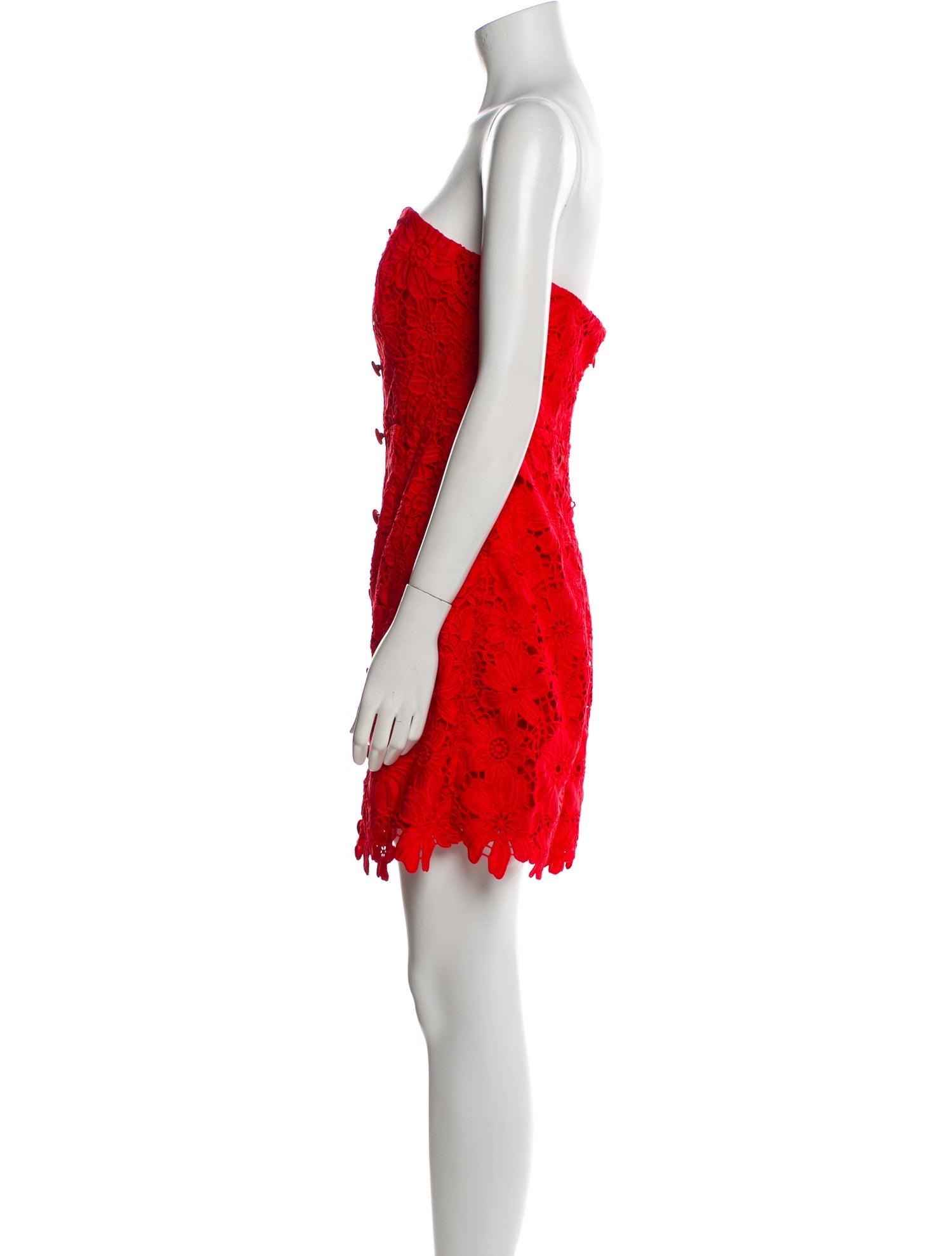 Milly Lace Pattern Mini Dress