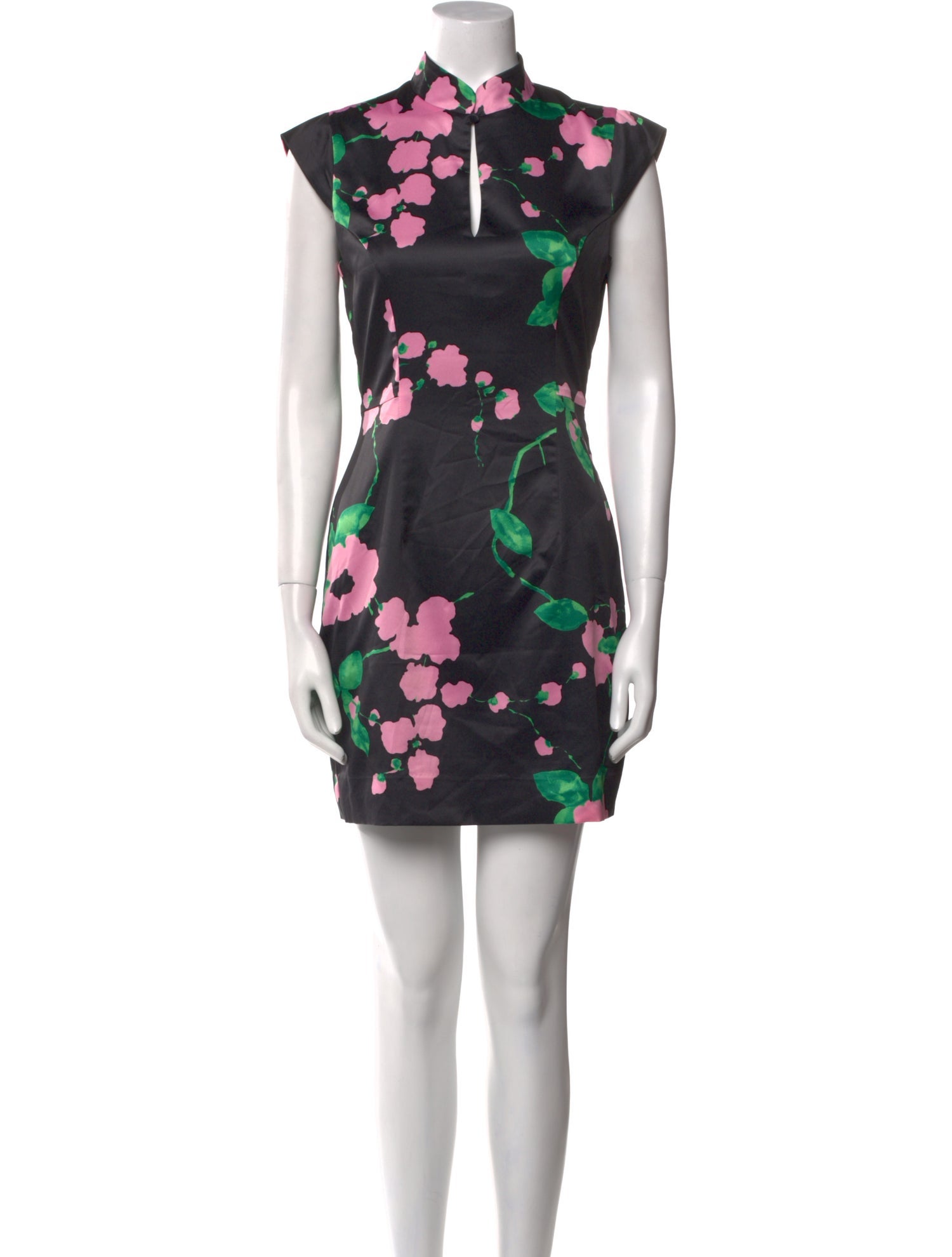 Milly Floral Print Mini Dress