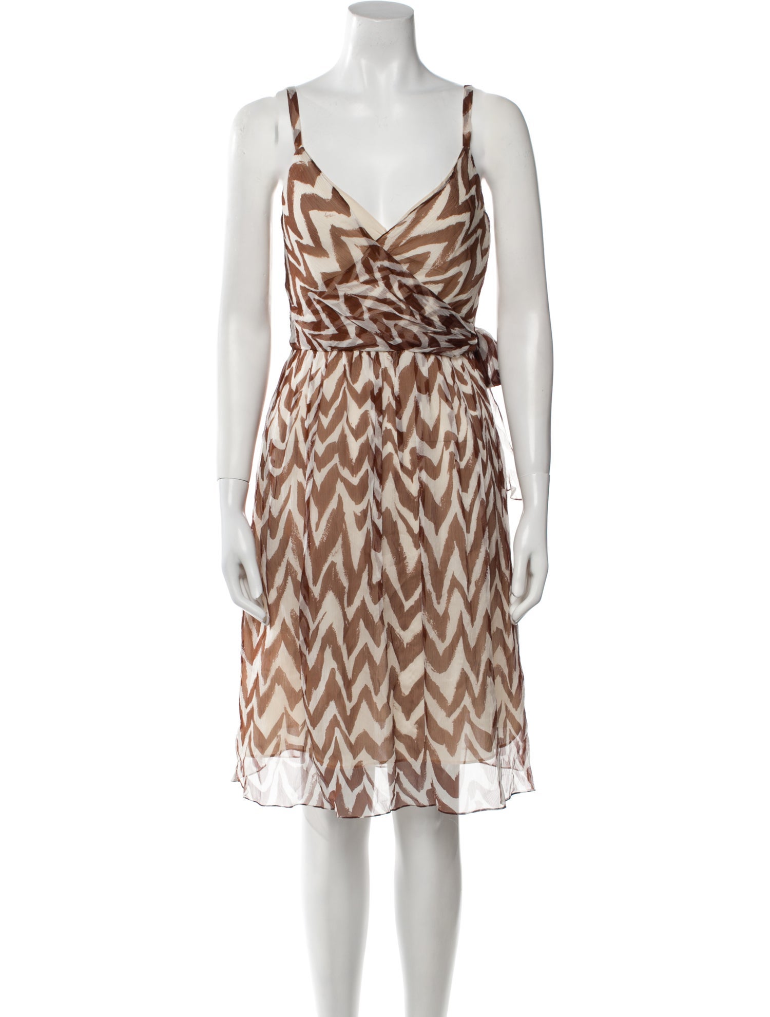 Milly Silk Knee-Length Dress