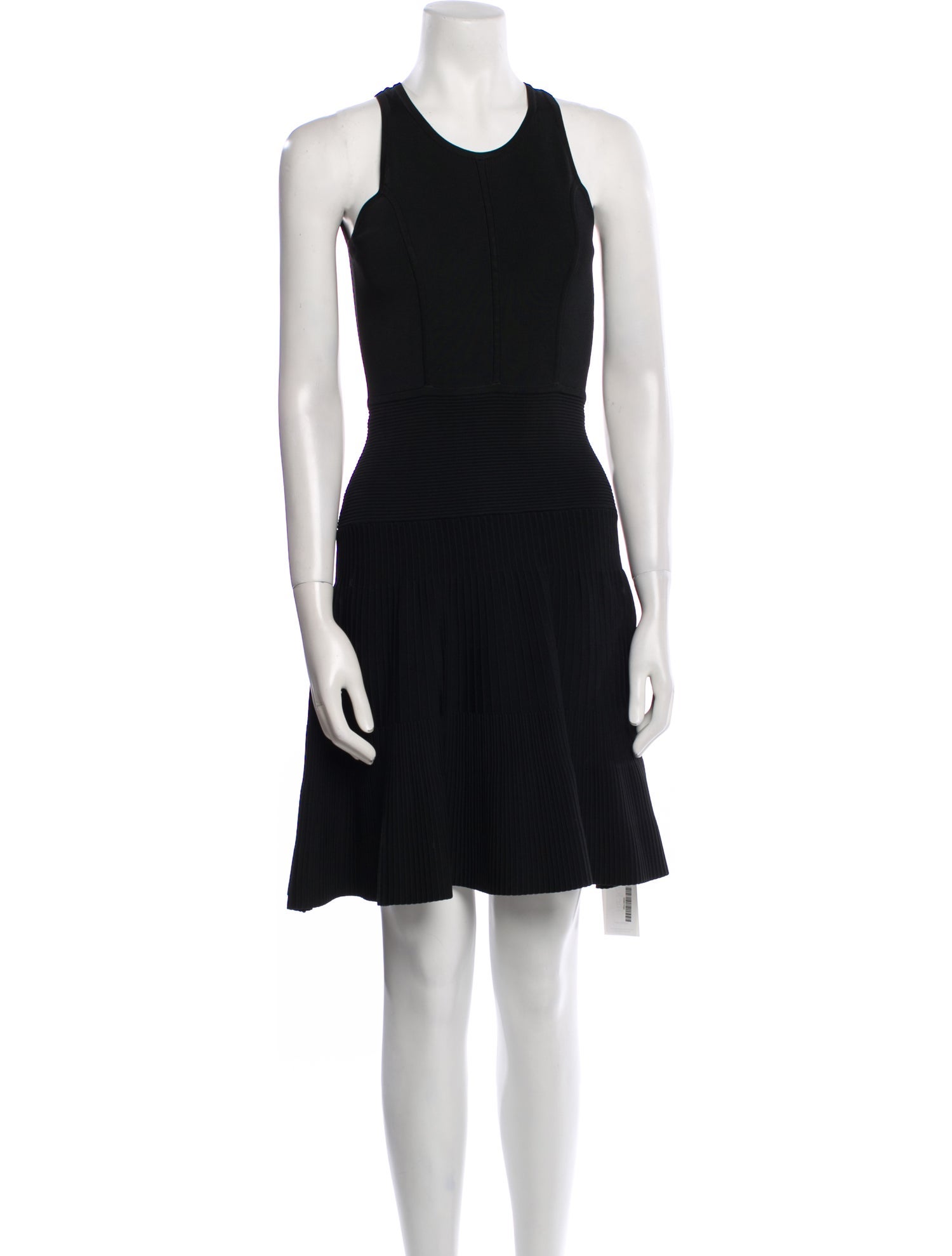 Milly Scoop Neck Mini Dress