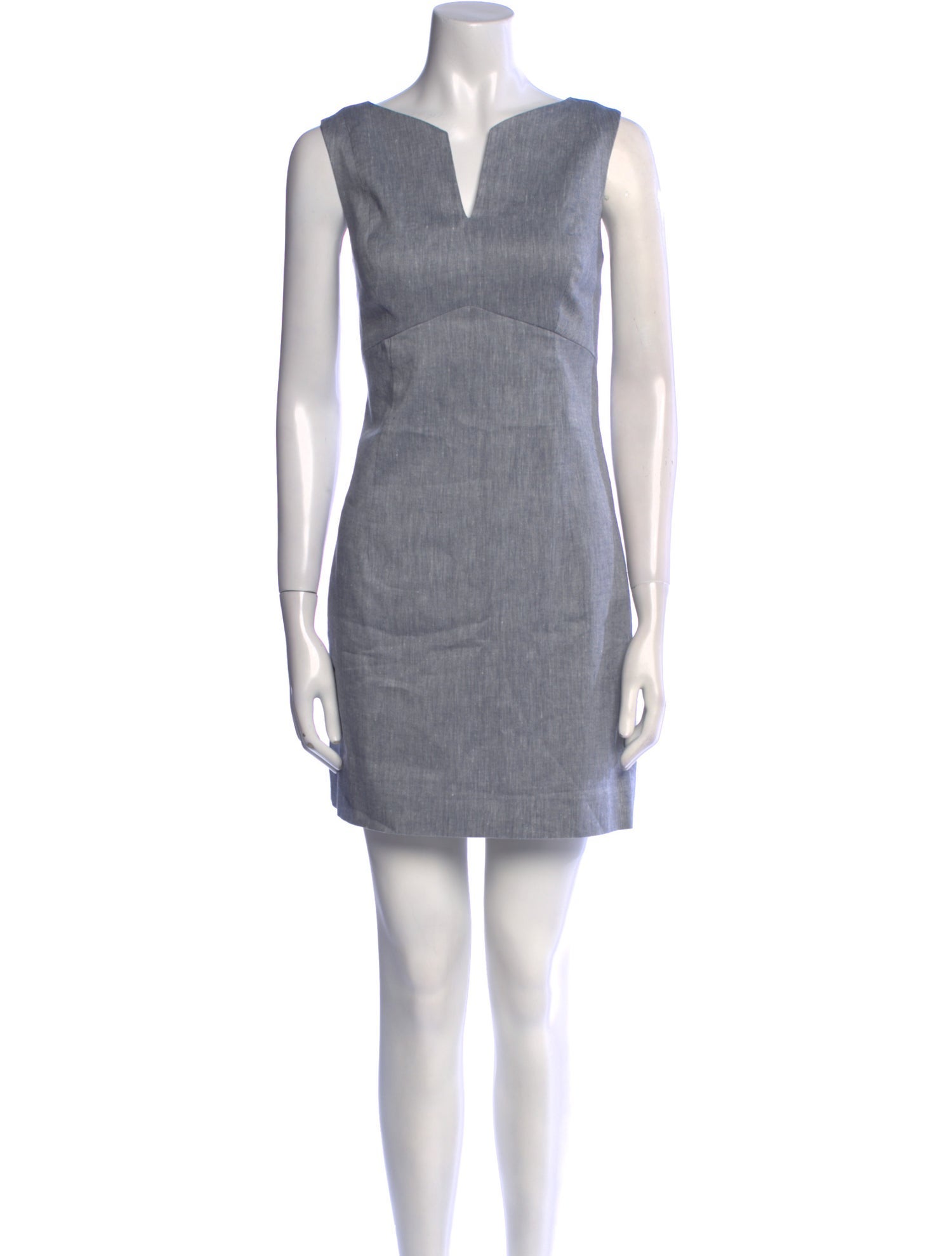 Milly V-Neck Mini Dress