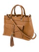 Milly Leather Top Handle Bag