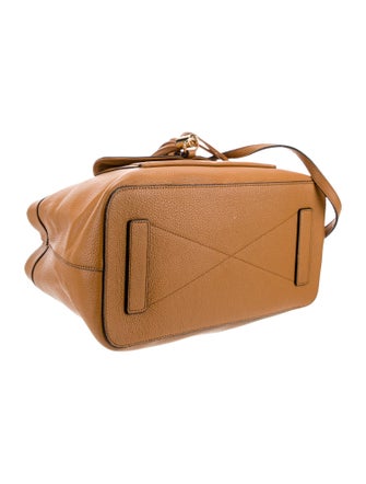 Milly Leather Top Handle Bag