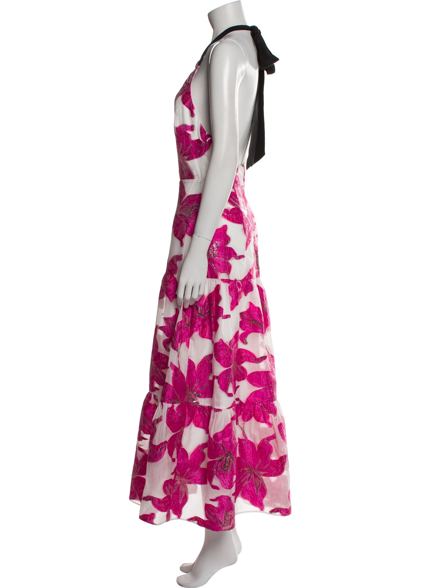 Milly Floral Print Long Dress