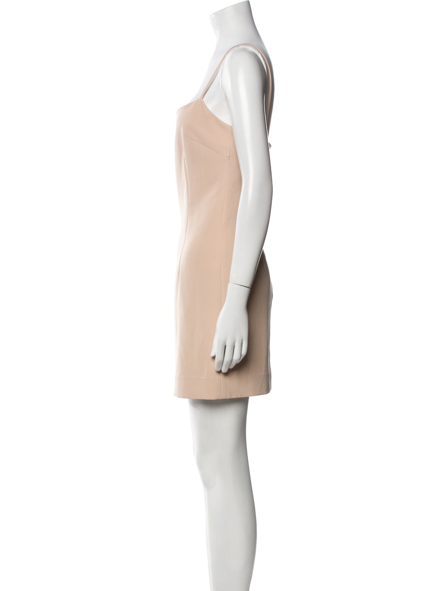 Milly Square Neckline Mini Dress