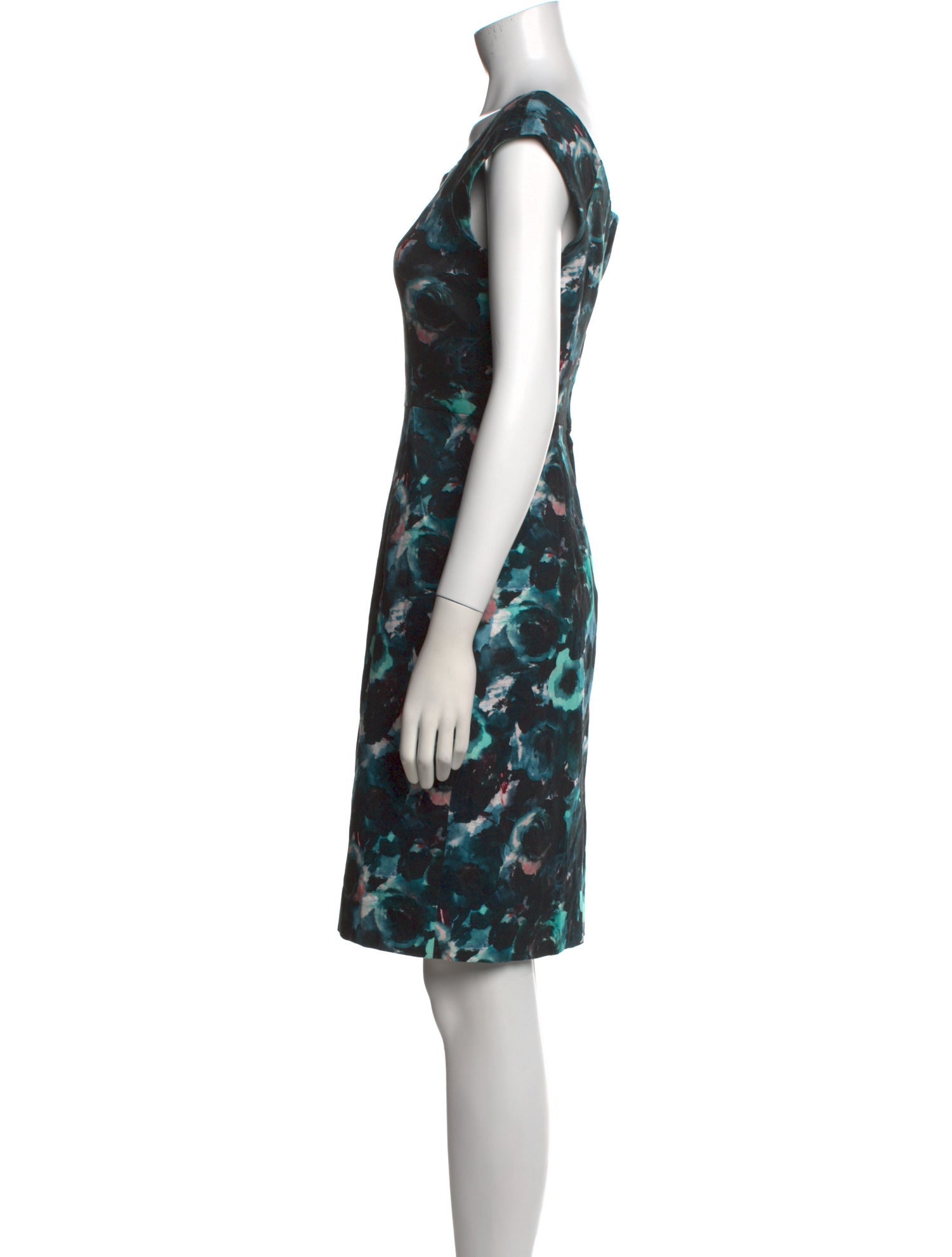 Milly Printed Knee-Length Dress