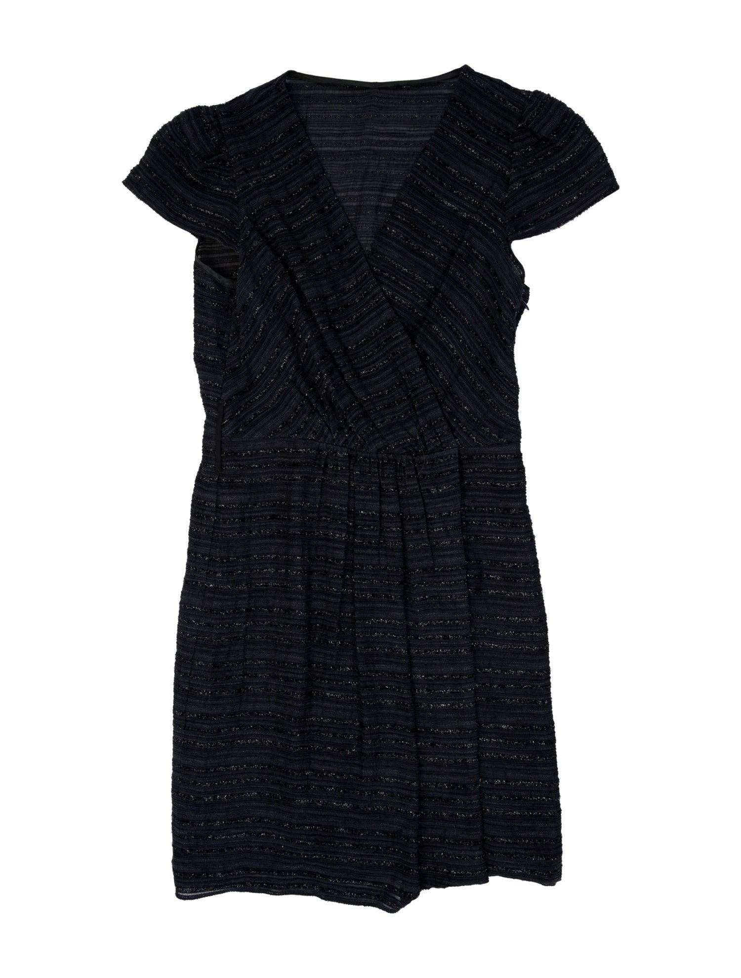 Milly V-Neck Mini Dress