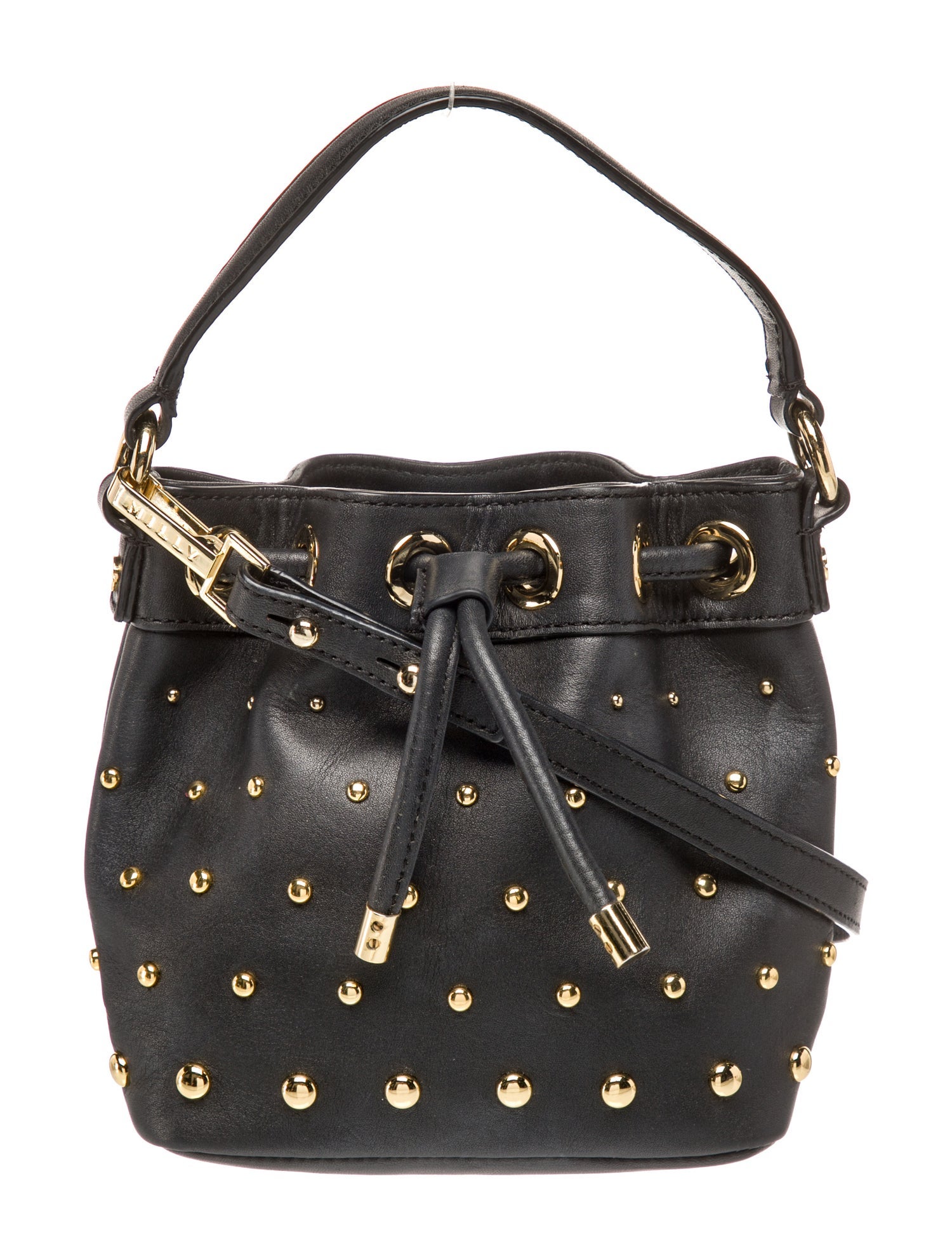 Milly Leather Bucket Bag