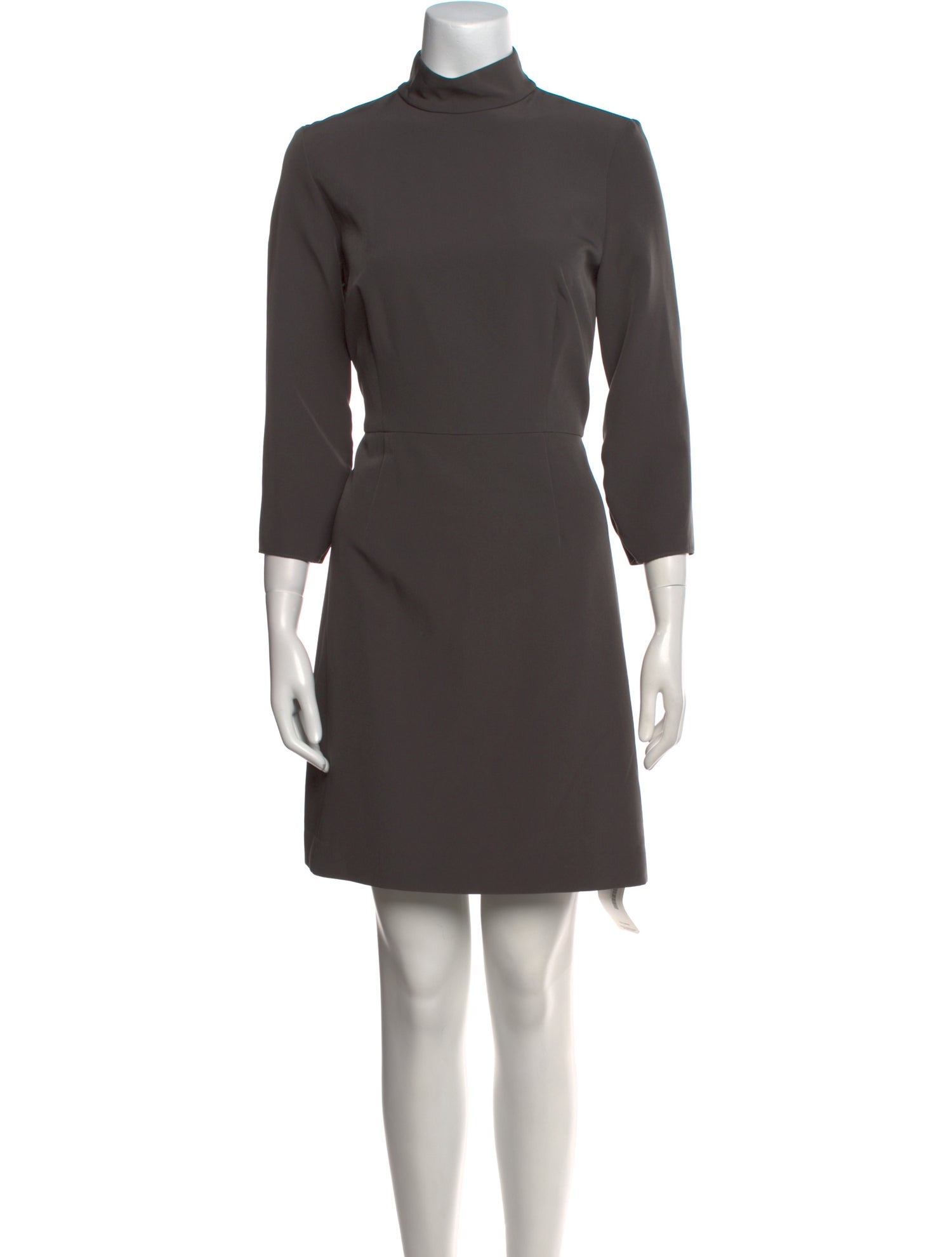 Milly Mock Neck Mini Dress