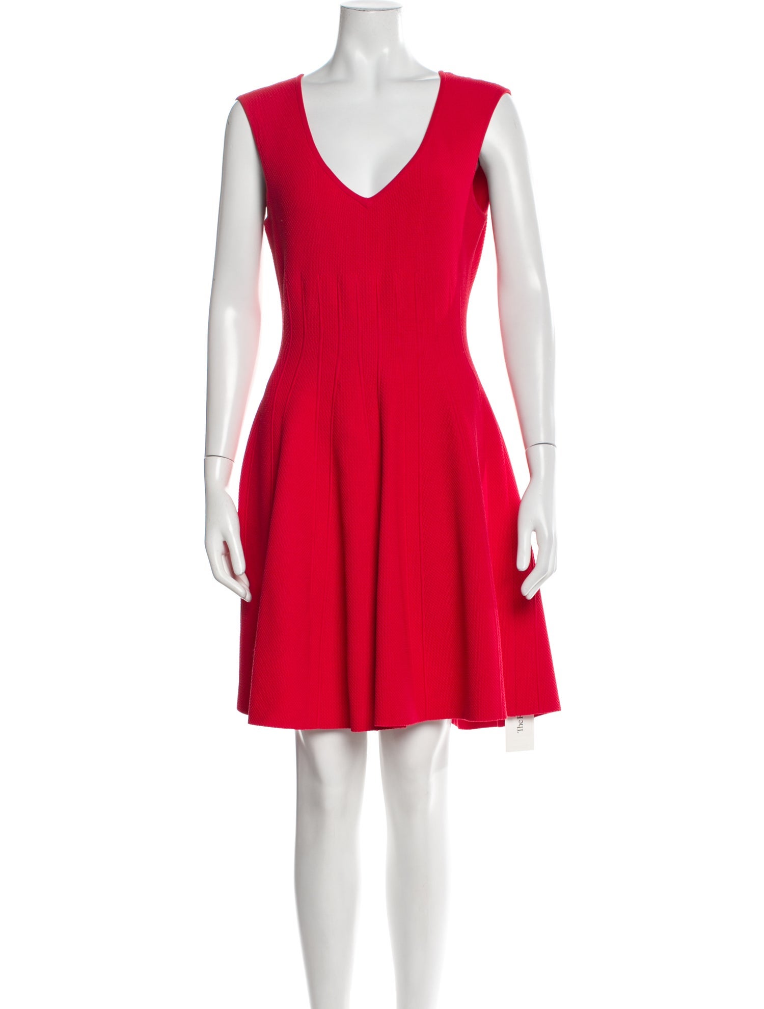 Milly V-Neck Mini Dress