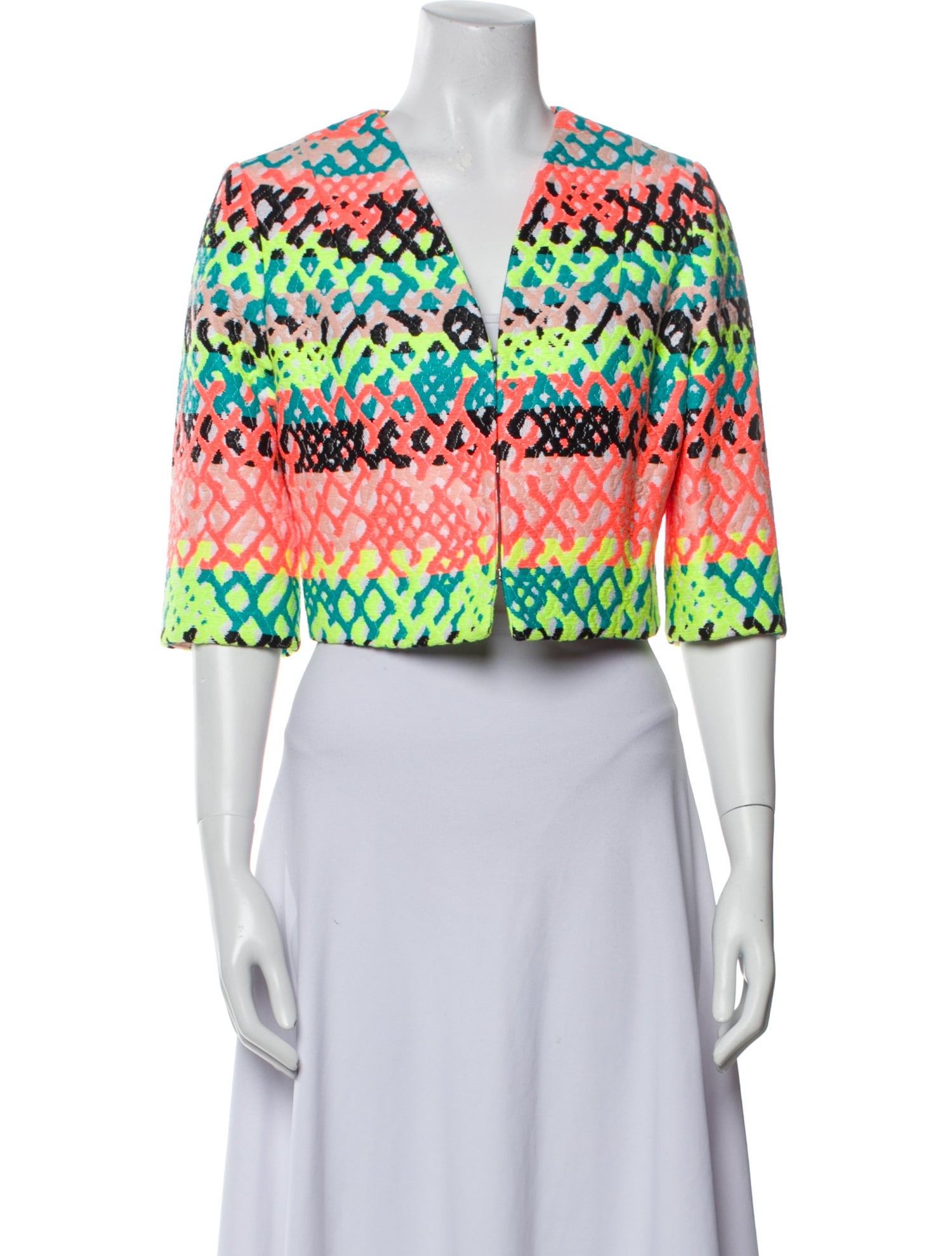 Milly Nylon Printed Evening Jacket