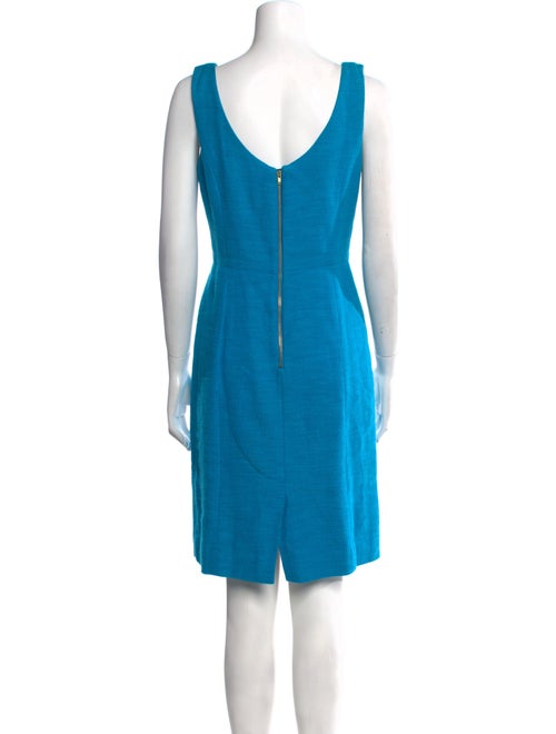 Milly Scoop Neck Mini Dress