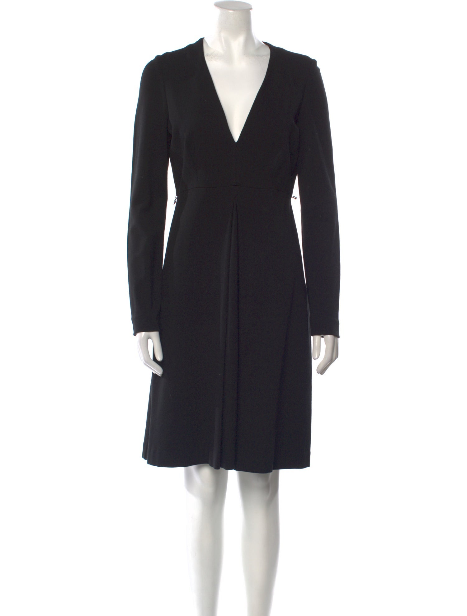 Milly V-Neck Knee-Length Dress