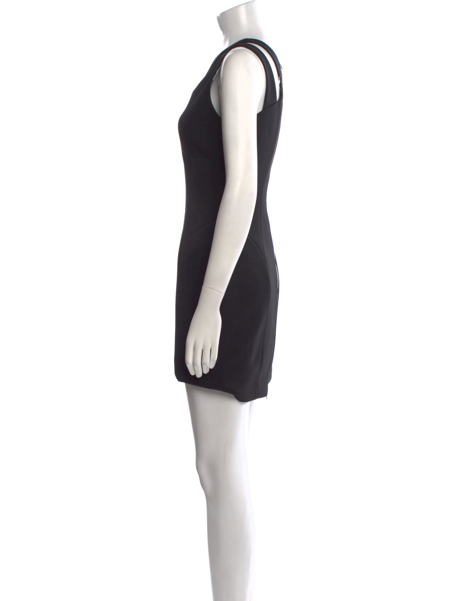 Milly Scoop Neck Mini Dress