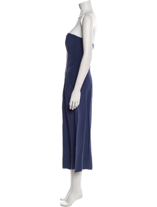 Milly Silk Strapless Jumpsuit