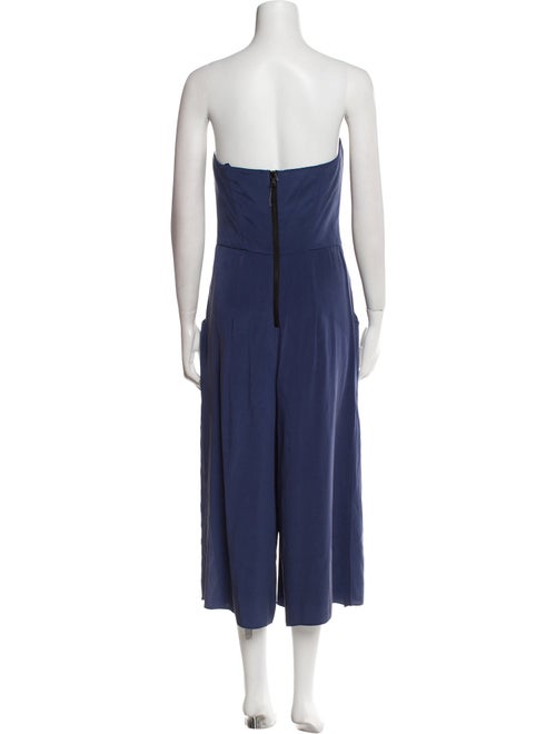 Milly Silk Strapless Jumpsuit